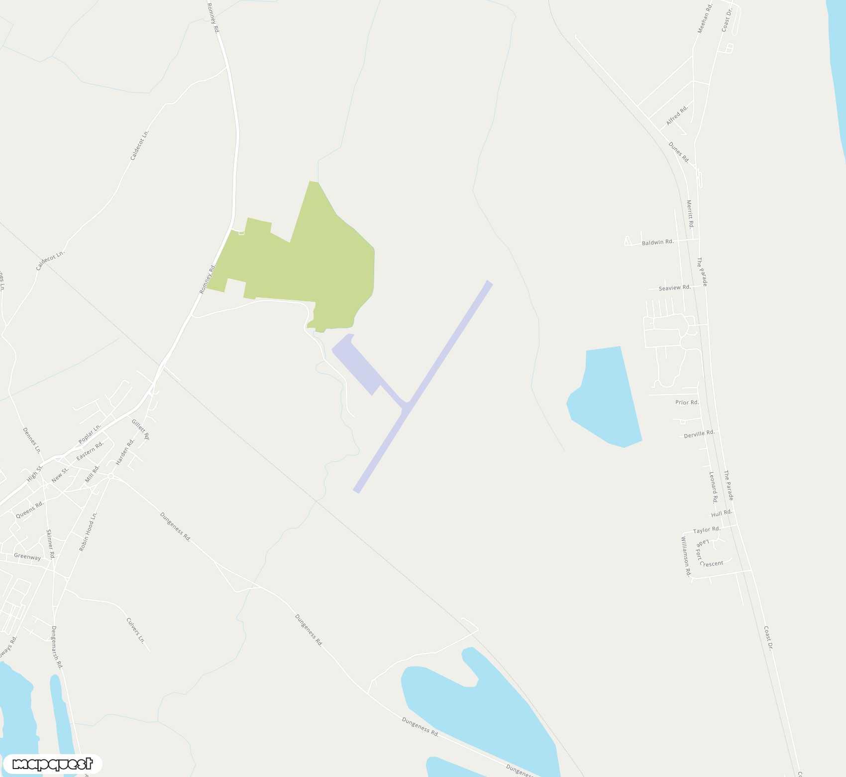Carte de Lydd <span>airport (LYX)</span>