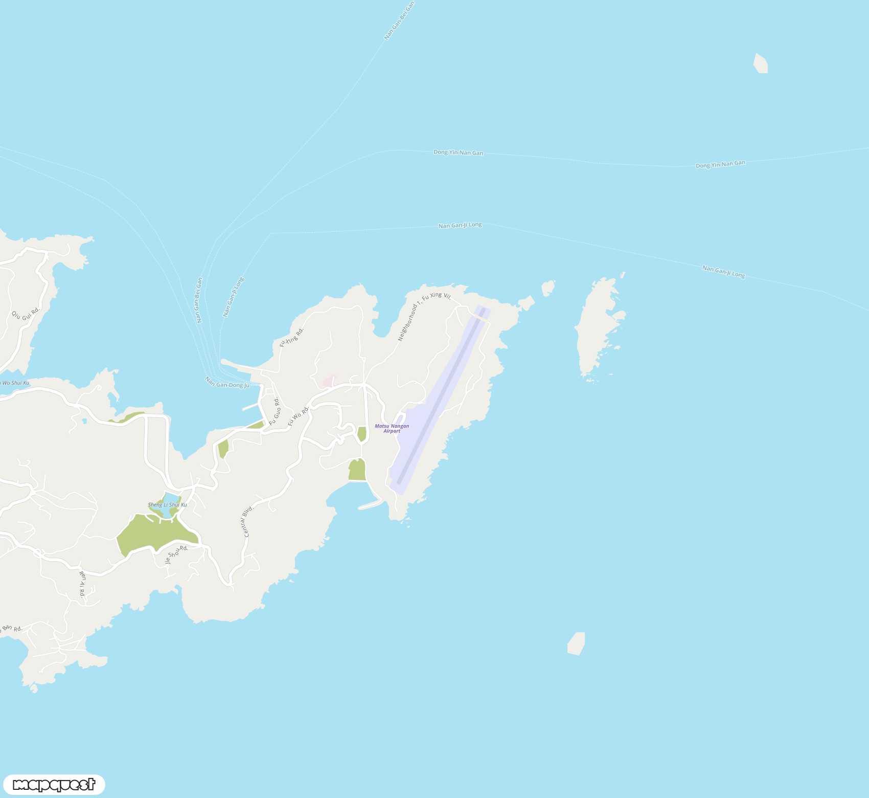 Carte de Matsu Nangan <span>airport (LZN)</span>
