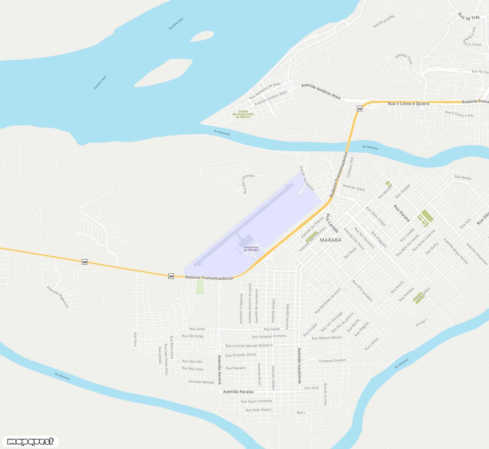 Carte de João Correa da Rocha <span>airport (MAB)</span>