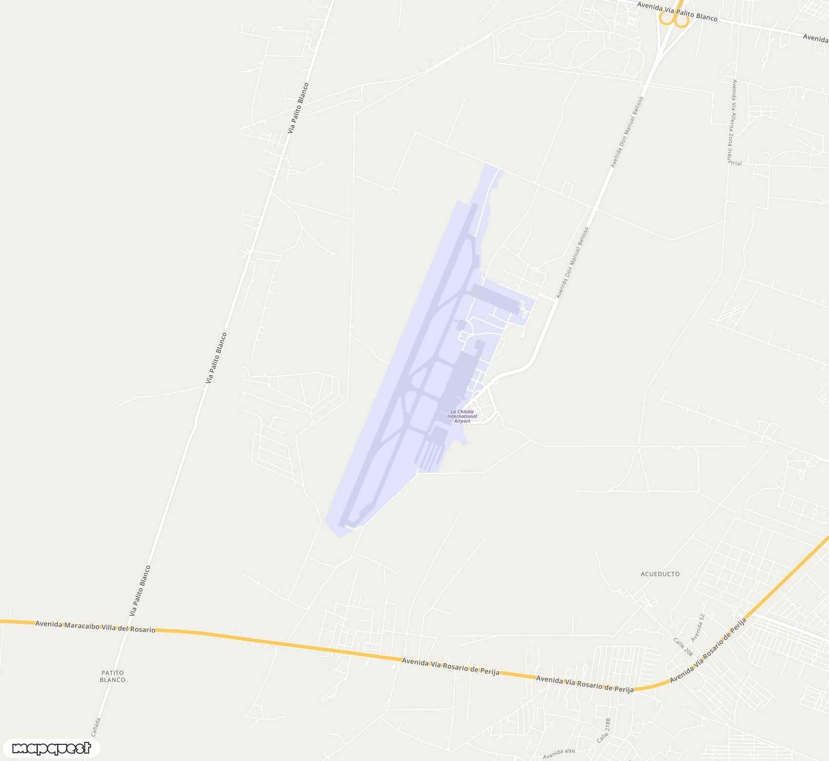 Carte de La Chinita <span>airport (MAR)</span>