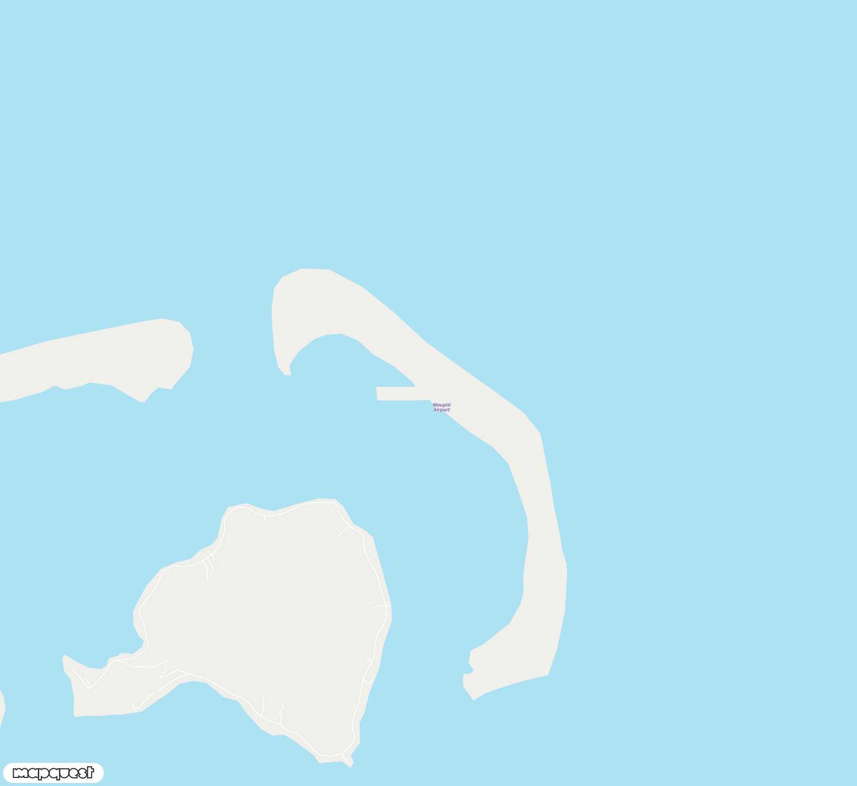 Carte de Maupiti <span>airport (MAU)</span>