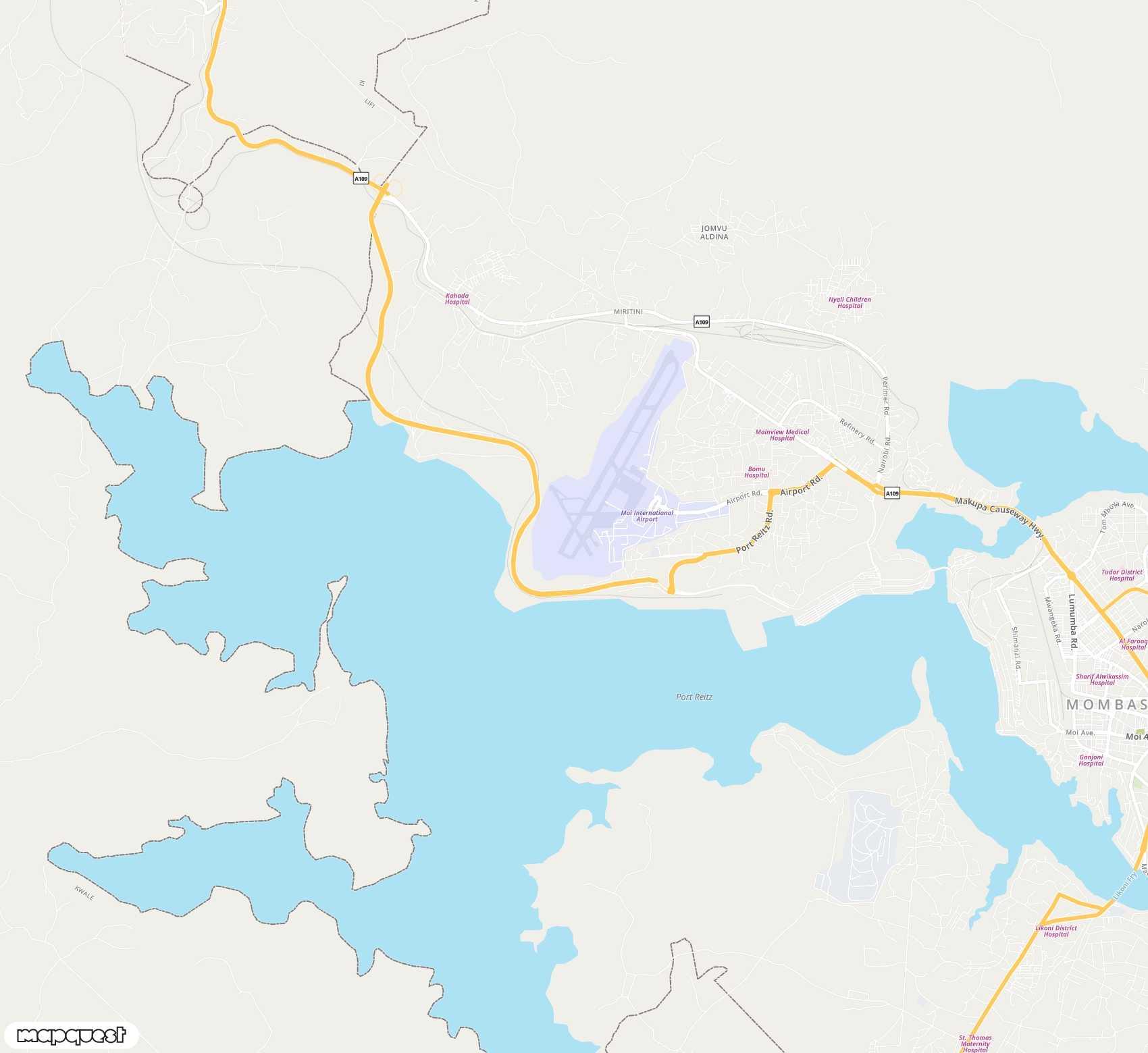 Carte de Moi <span>international airport (MBA)</span>