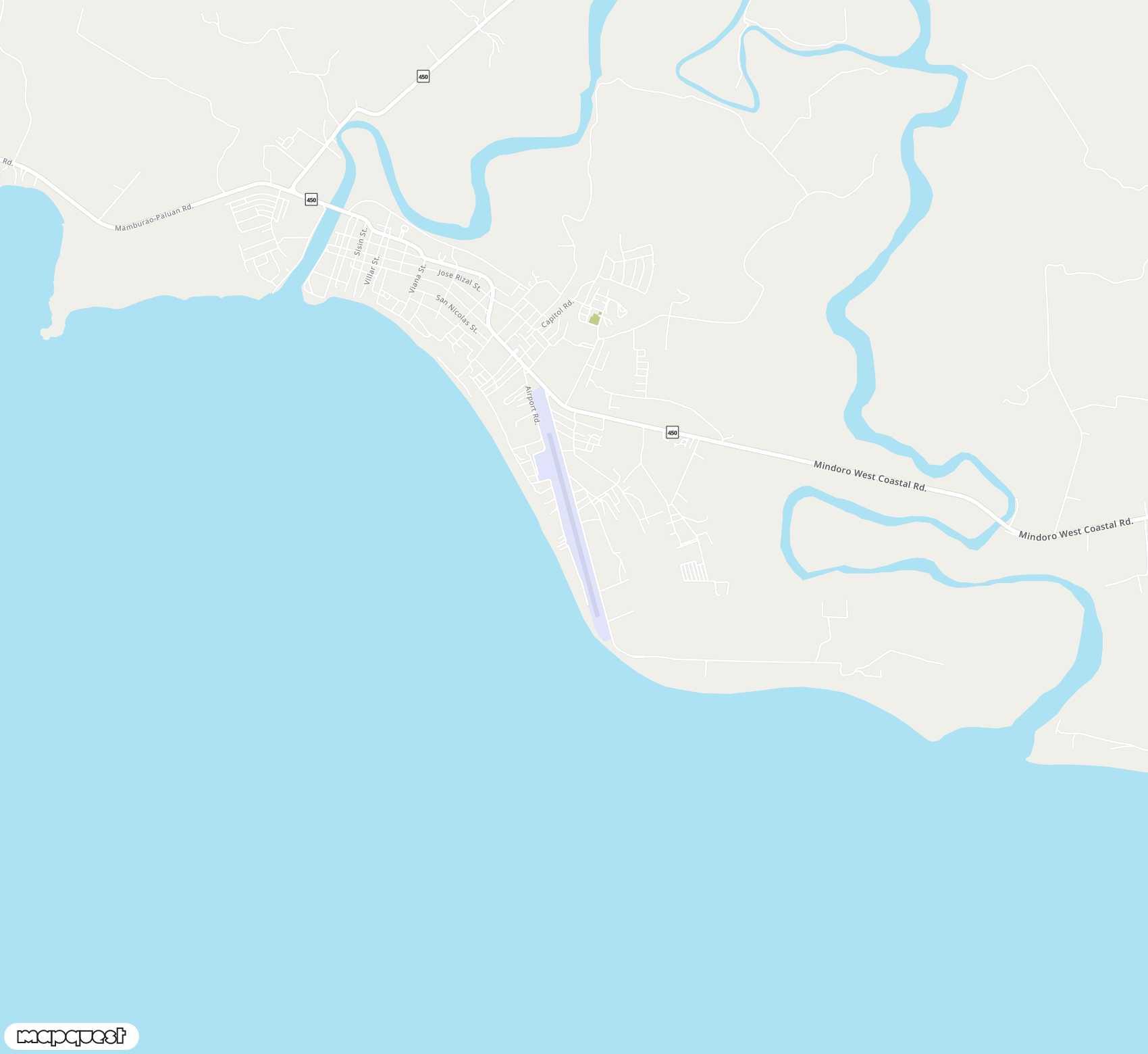 Carte de Mamburao <span>airport (MBO)</span>