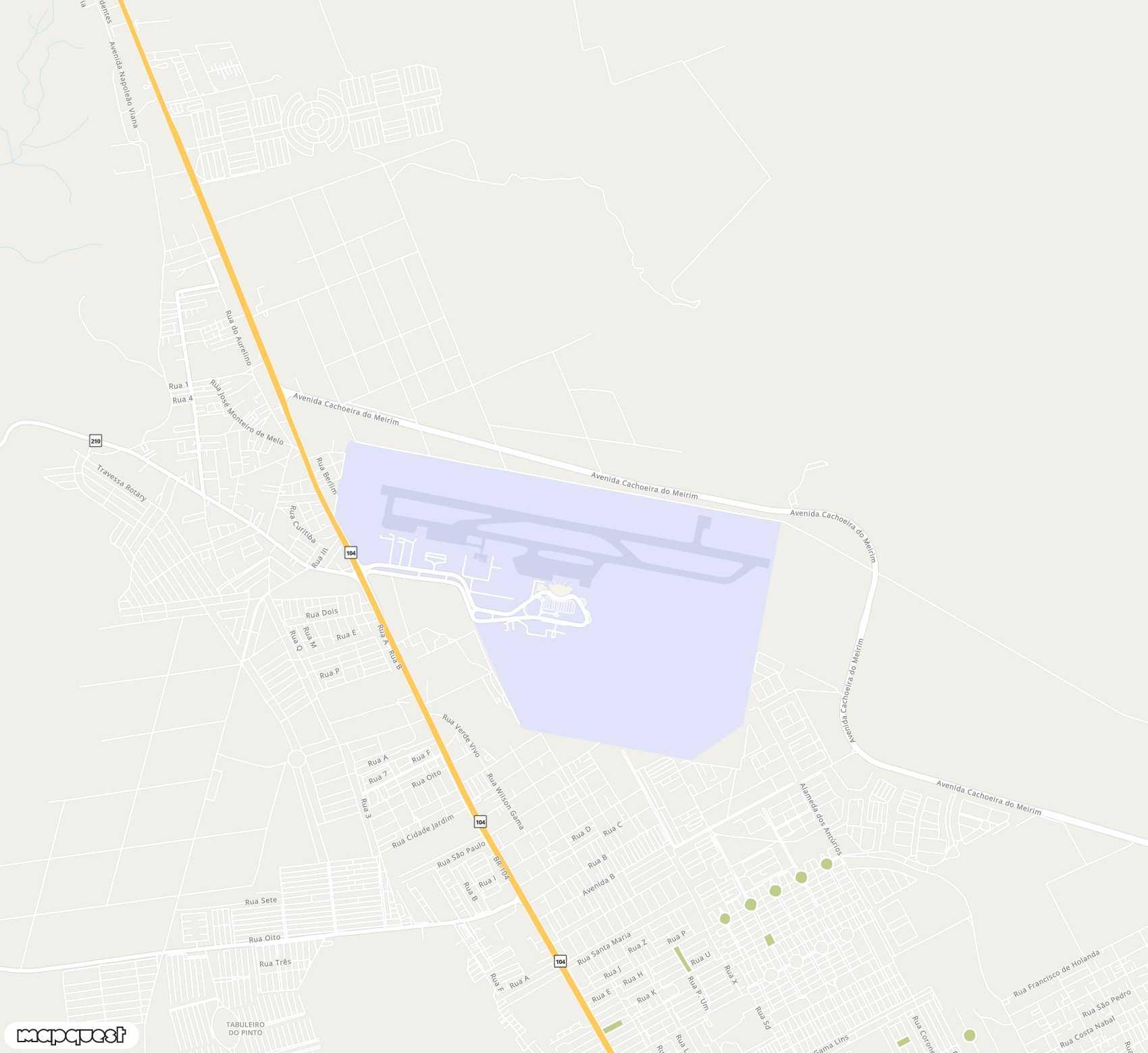 Carte de <span>Aéroport de </span>Zumbi dos Palmares<span>(MCZ)</span>