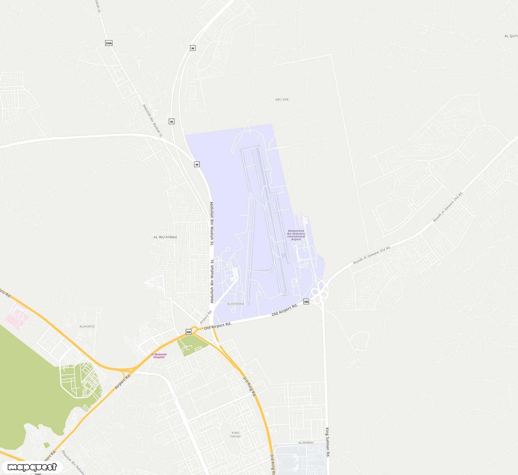 Carte de Prince Mohammad Bin Abdulaziz <span>international airport (MED)</span>