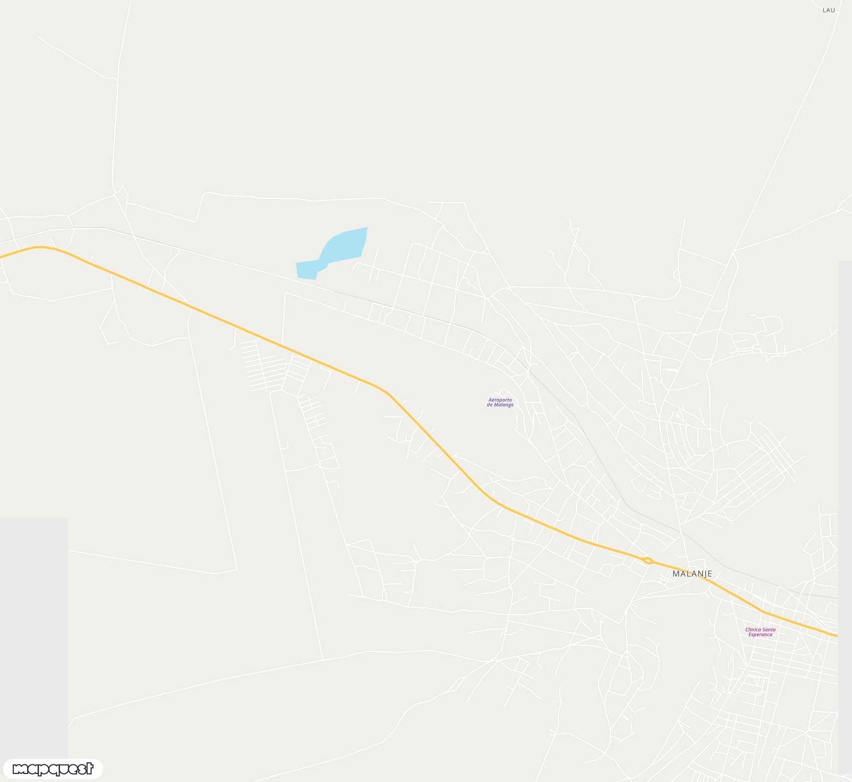 Carte de <span>Aéroport de </span>Malanje<span>(MEG)</span>