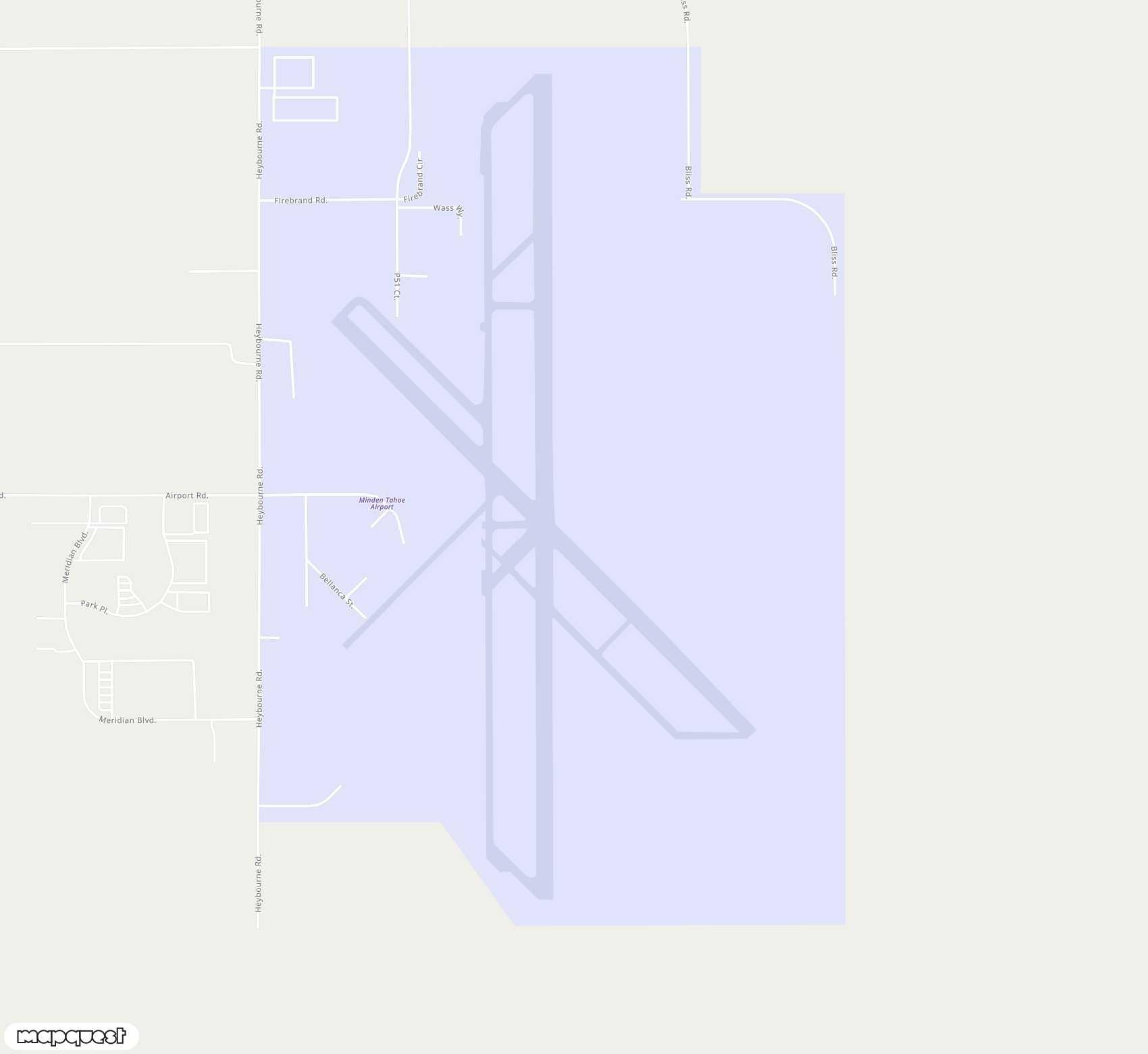 Carte de <span>Aérodrome de </span>Minden-Tahoe<span>(MEV)</span>