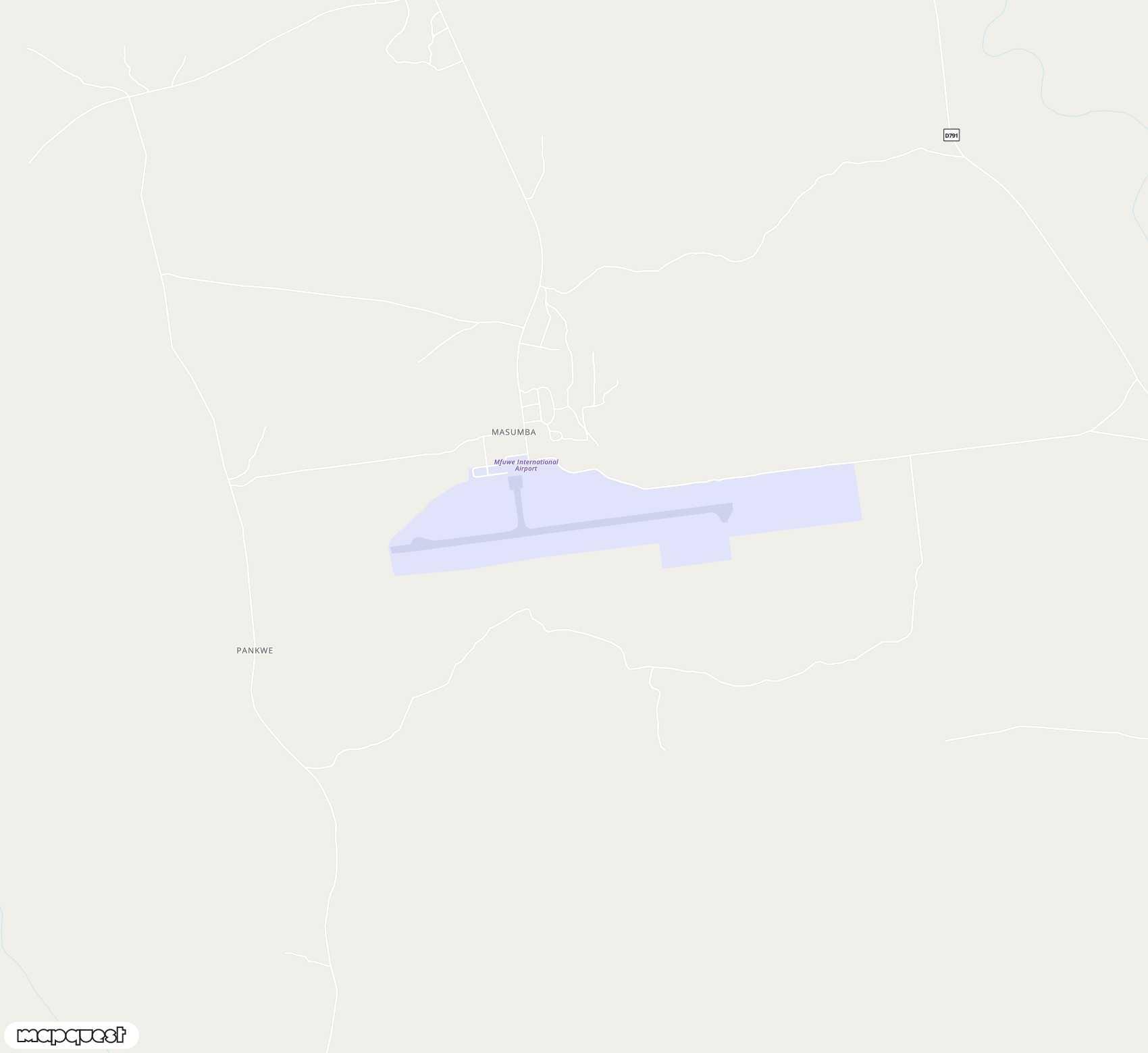 Carte de Mfuwe <span>airport (MFU)</span>