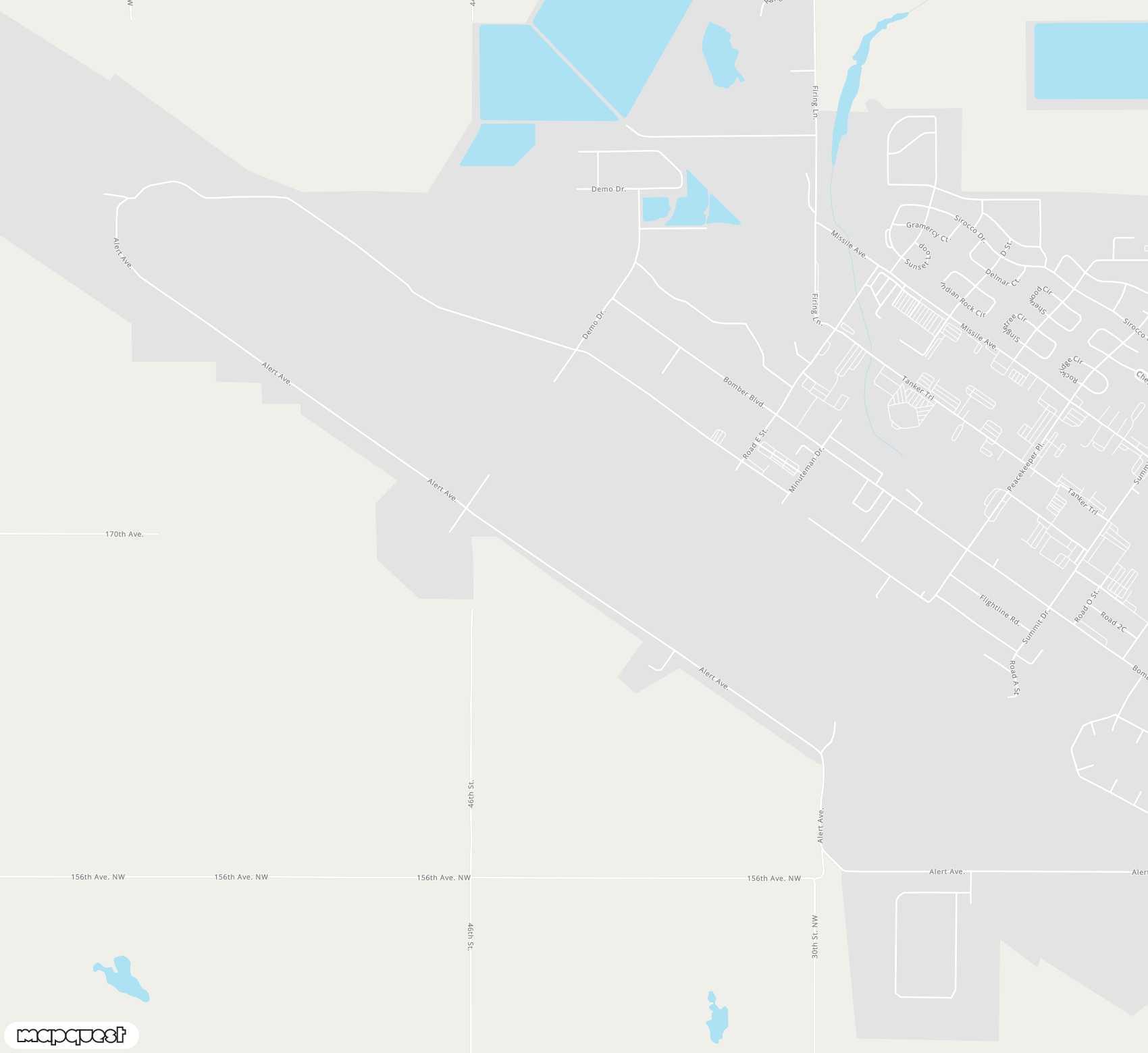 Carte de <span>Aéroport de </span>Minot Air Force Base<span>(MIB)</span>