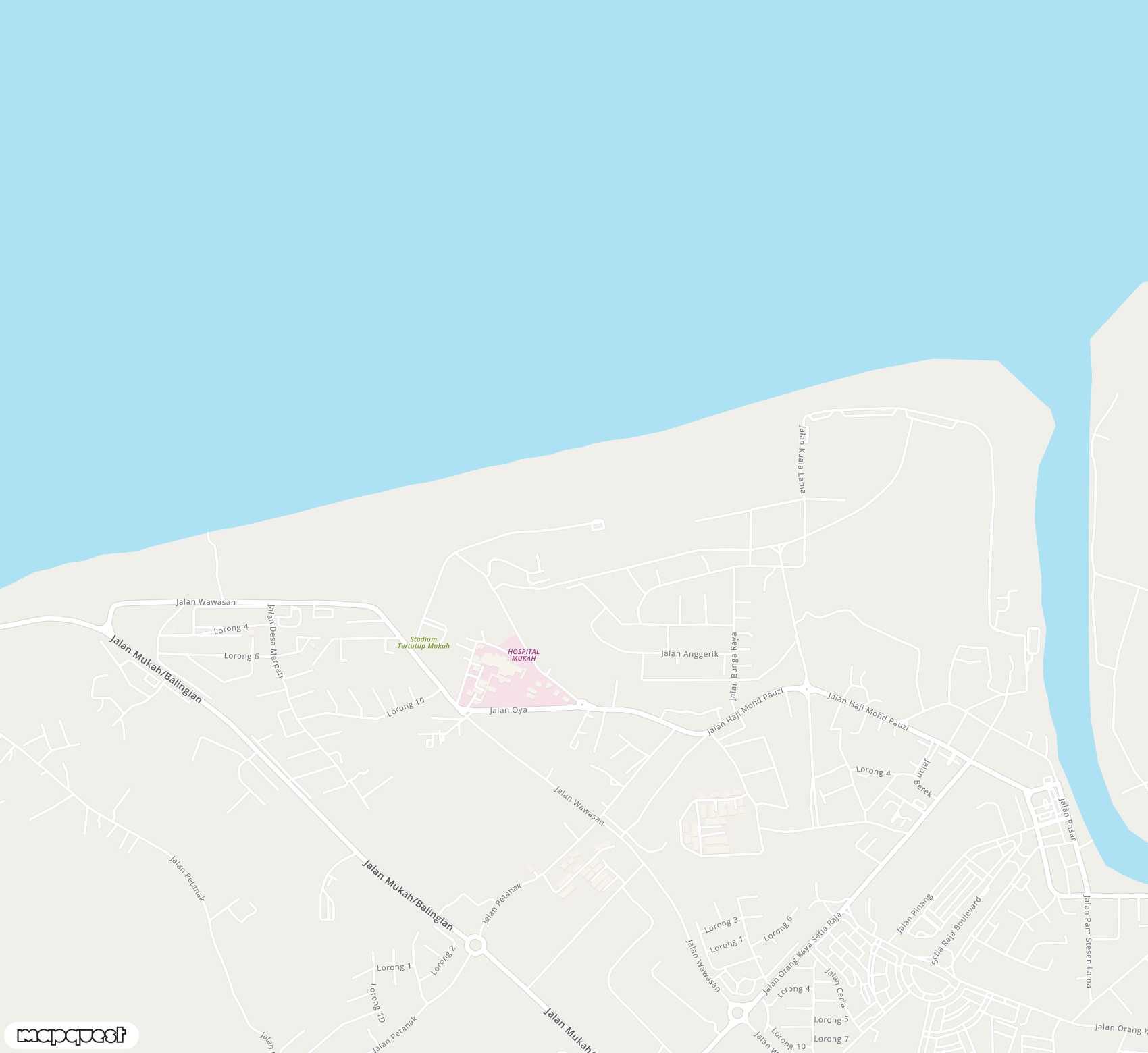 Carte de <span>Aérodrome de </span>Mukah<span>(MKM)</span>