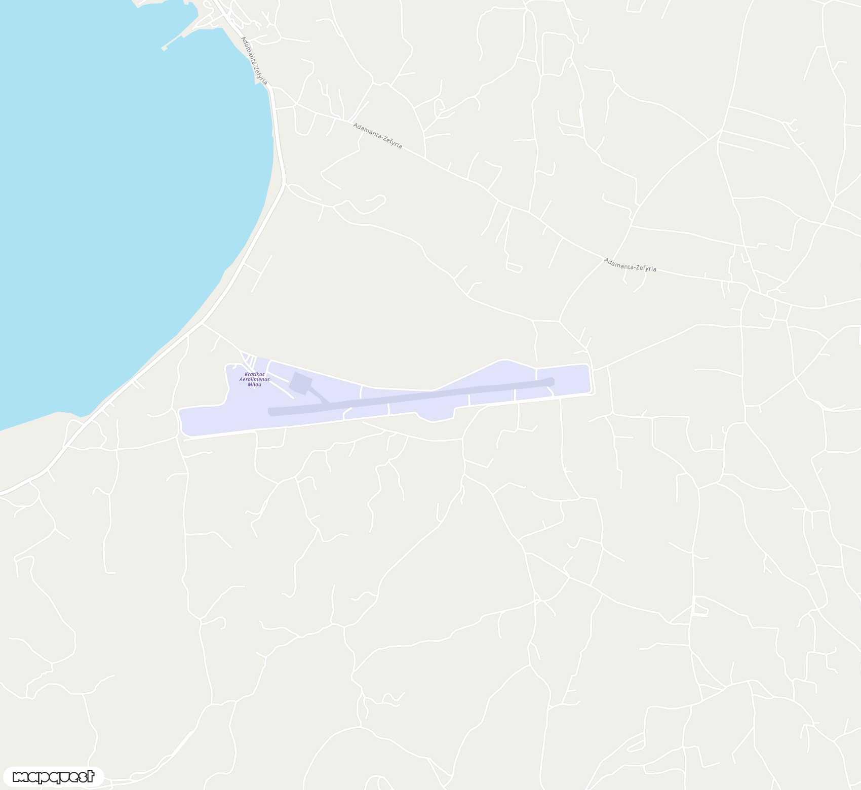 Carte de <span>Aérodrome de </span>Milos<span>(MLO)</span>