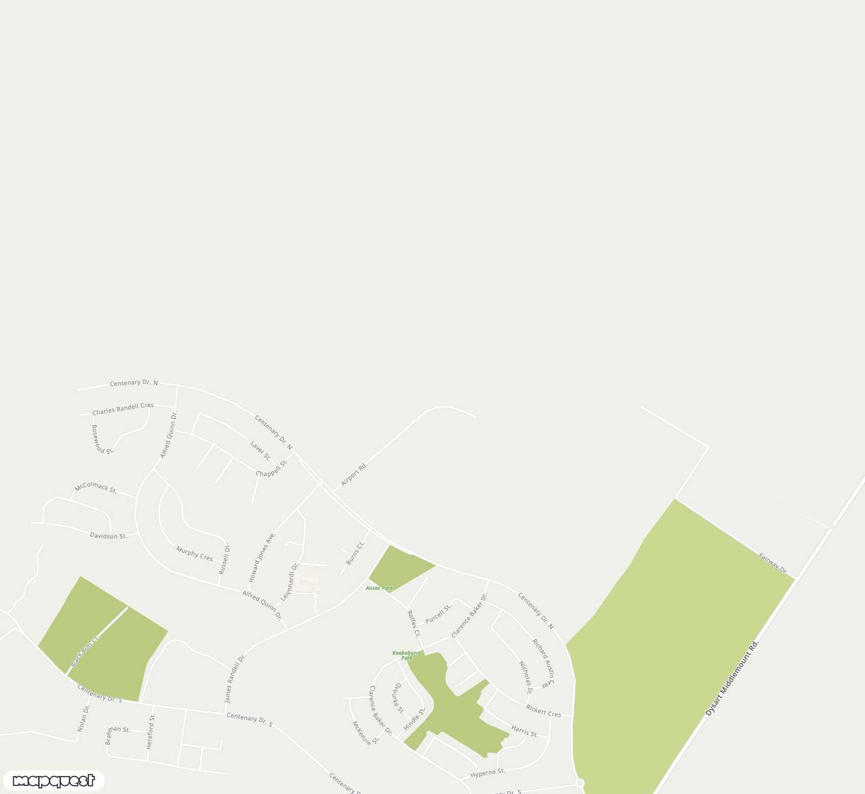 Carte de <span>Aérodrome de </span>Middlemount<span>(MMM)</span>