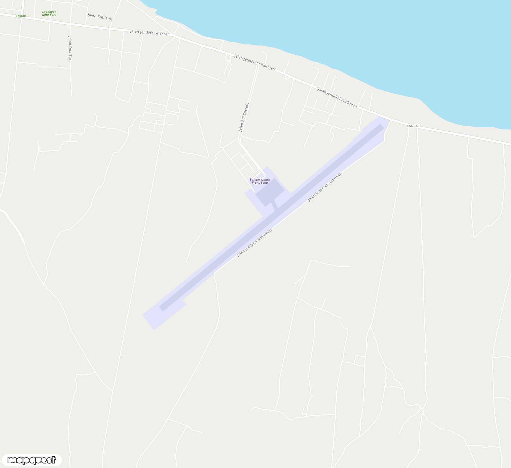 Carte de <span>Aérodrome de </span>Maumere(Wai Oti)<span>(MOF)</span>