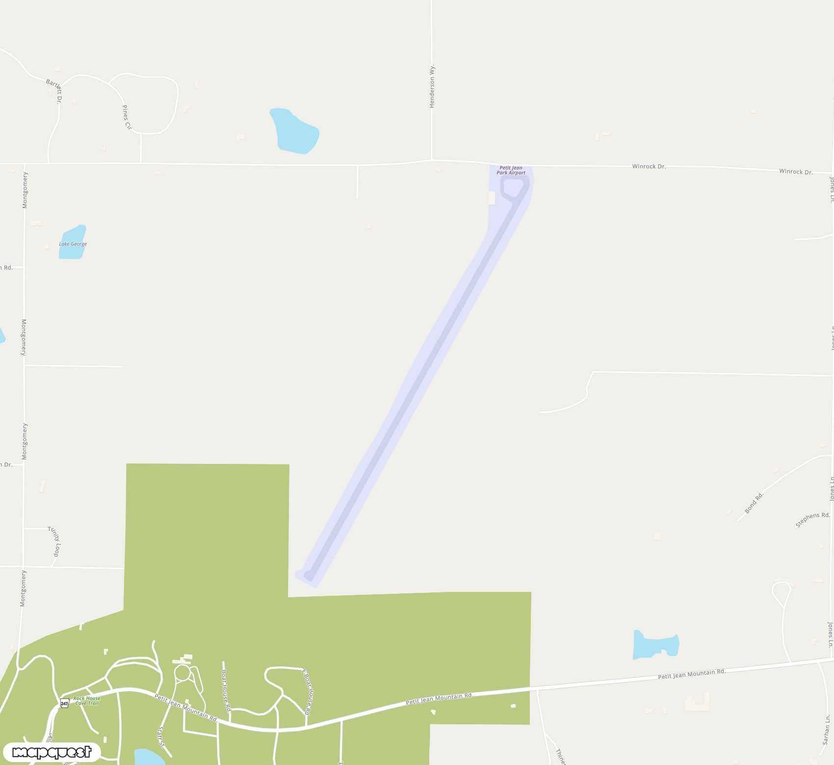 Carte de <span>Aérodrome de </span>Petit Jean Park<span>(MPJ)</span>