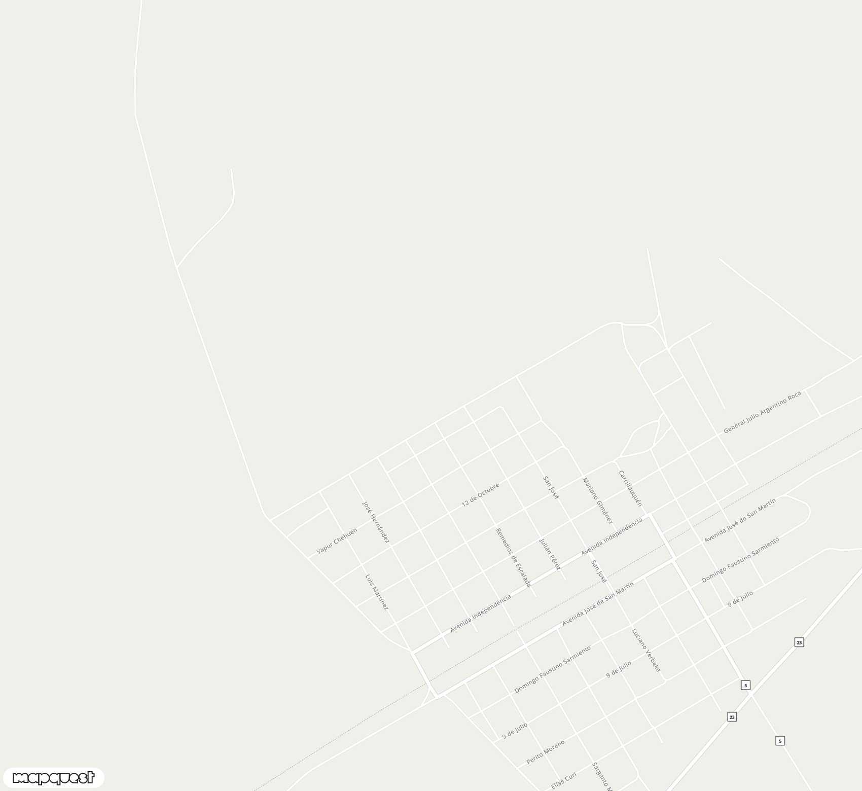 Carte de <span>Aérodrome de </span>Maquinchao<span>(MQD)</span>