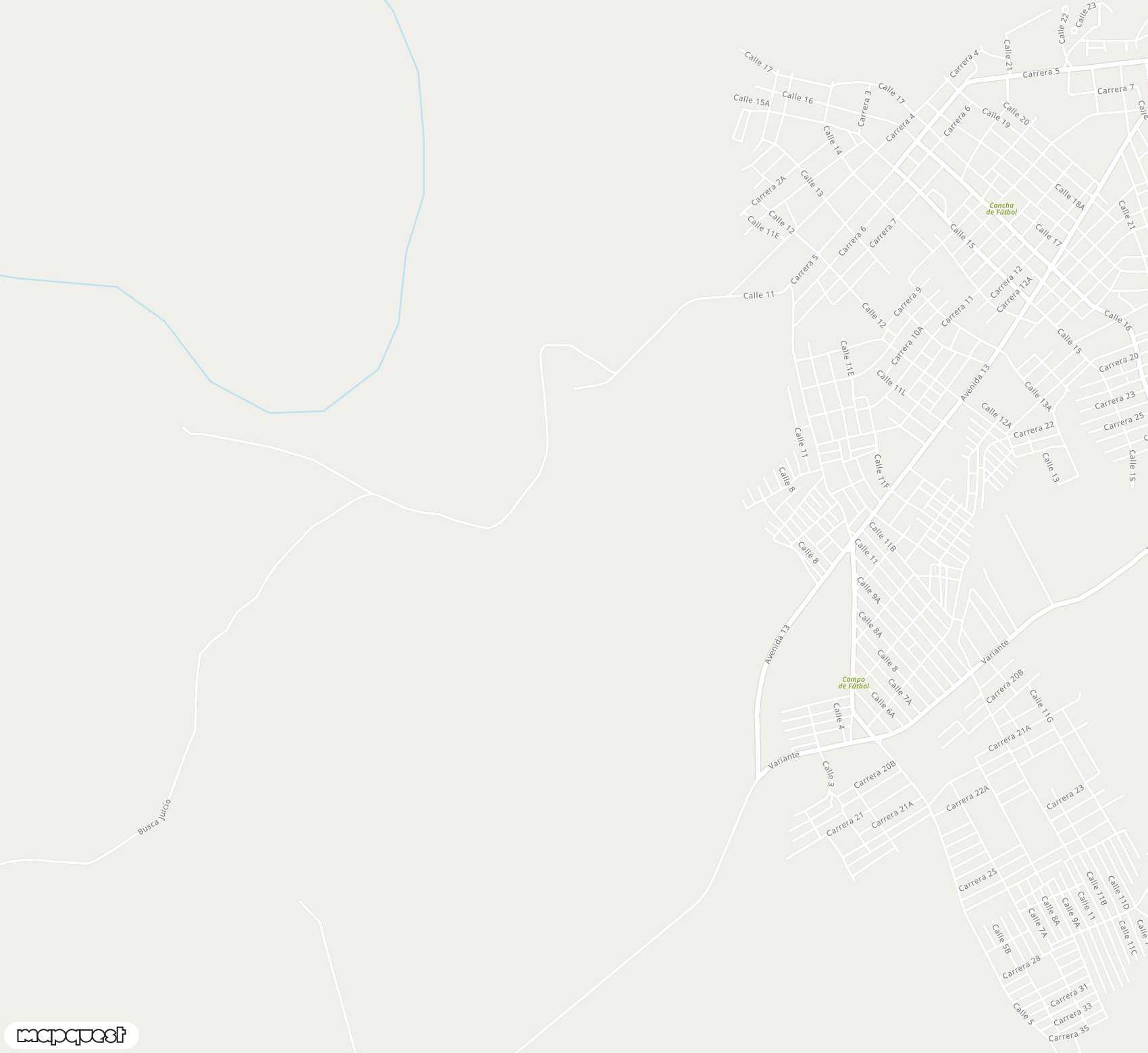 Carte de <span>Aérodrome de </span>Montelibano<span>(MTB)</span>