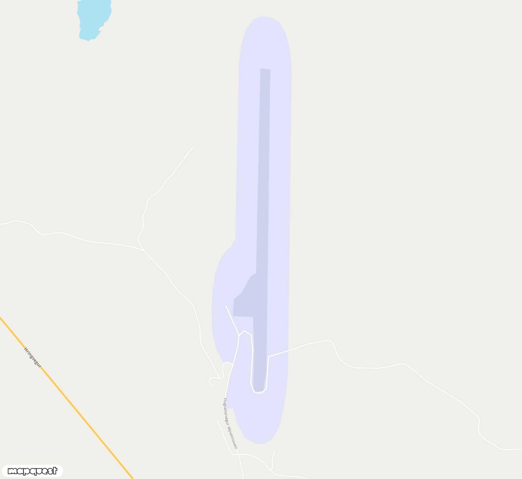 Carte de Reykjahlíð <span>airfield (MVA)</span>