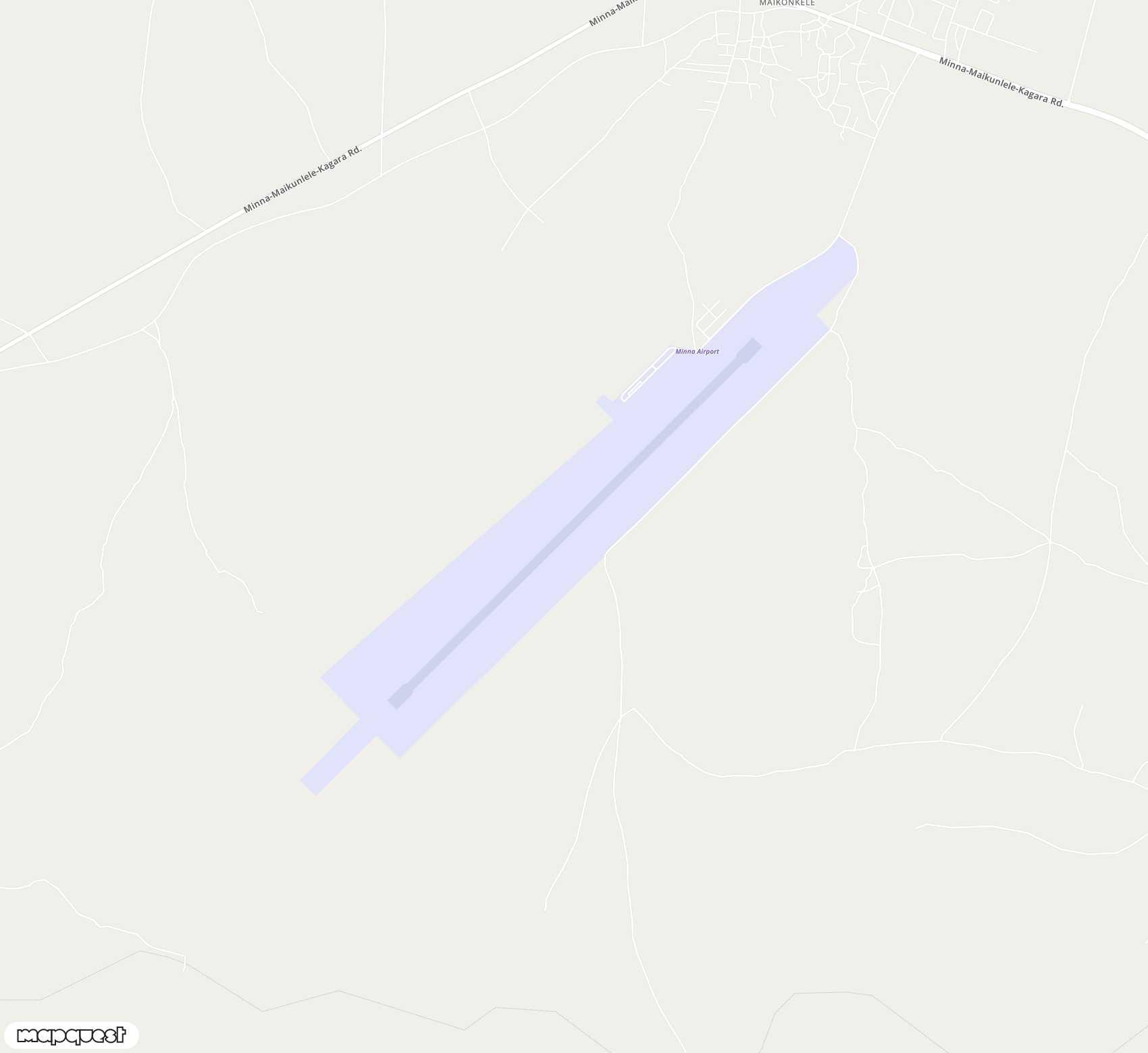 Carte de Minna <span>airport (MXJ)</span>