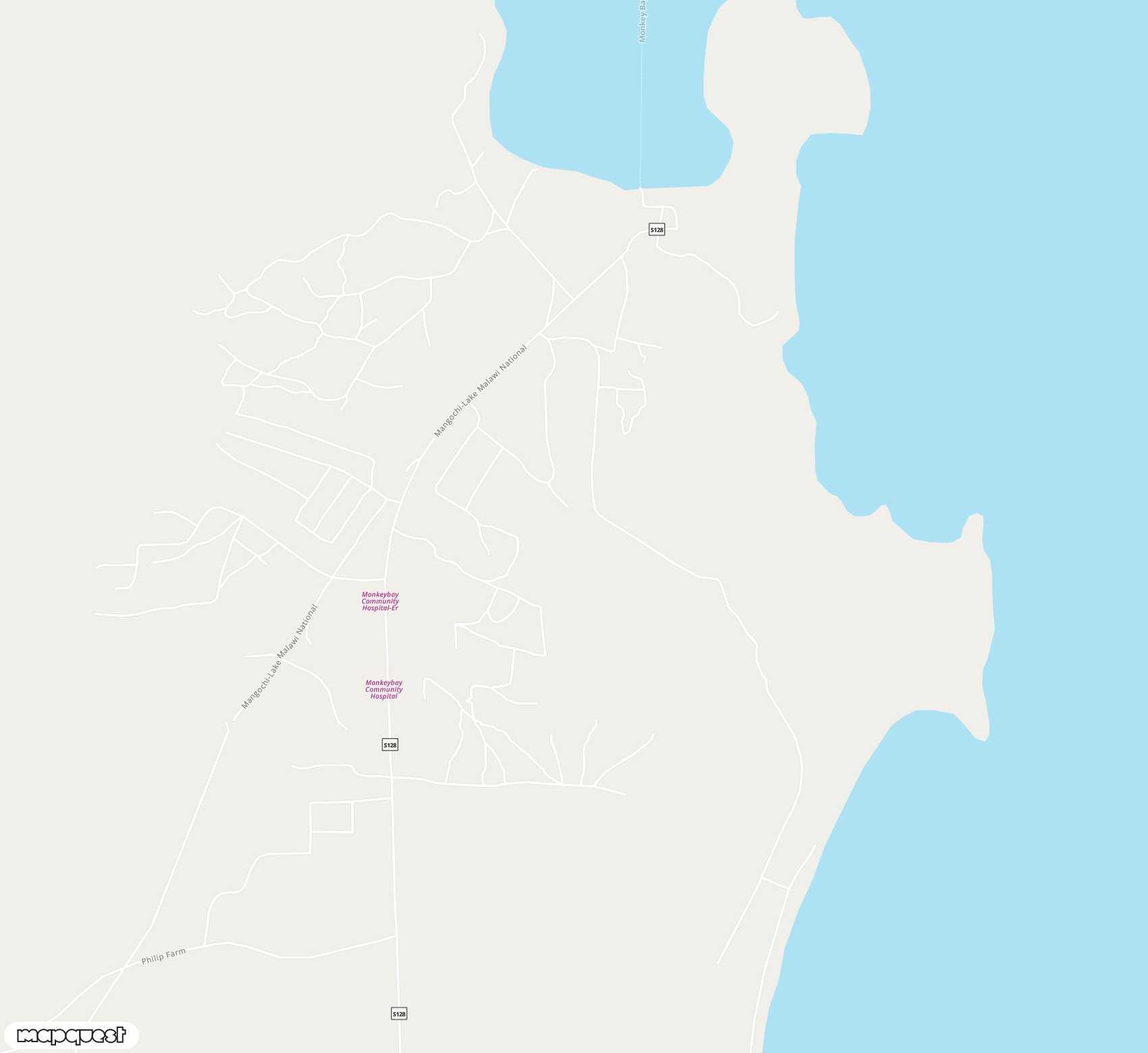 Carte de Monkey Bay <span>airfield (MYZ)</span>