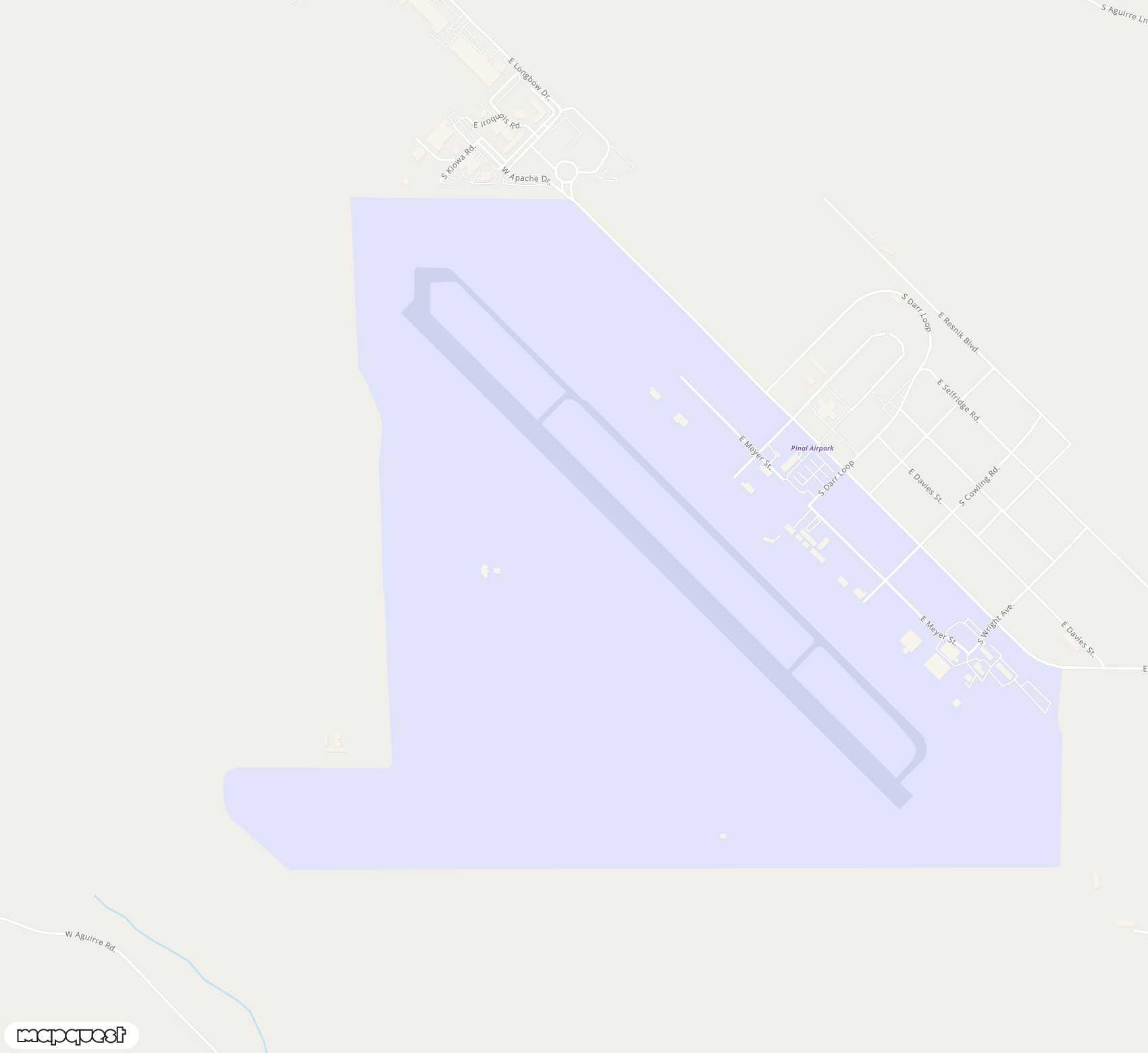 Carte de <span>Aérodrome de </span>Pinal Airpark<span>(MZJ)</span>