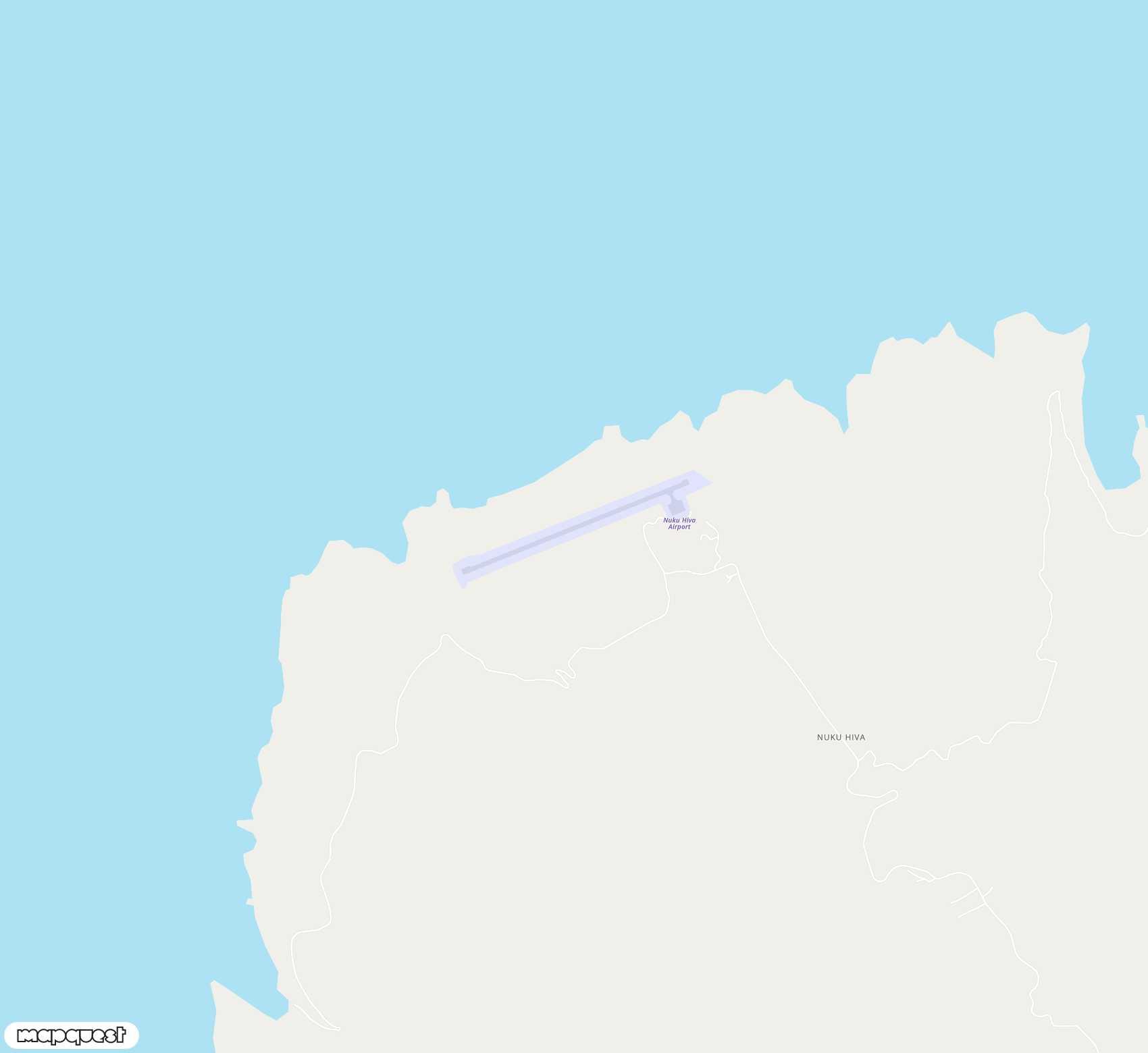 Carte de Nuku Hiva <span>airport (NHV)</span>