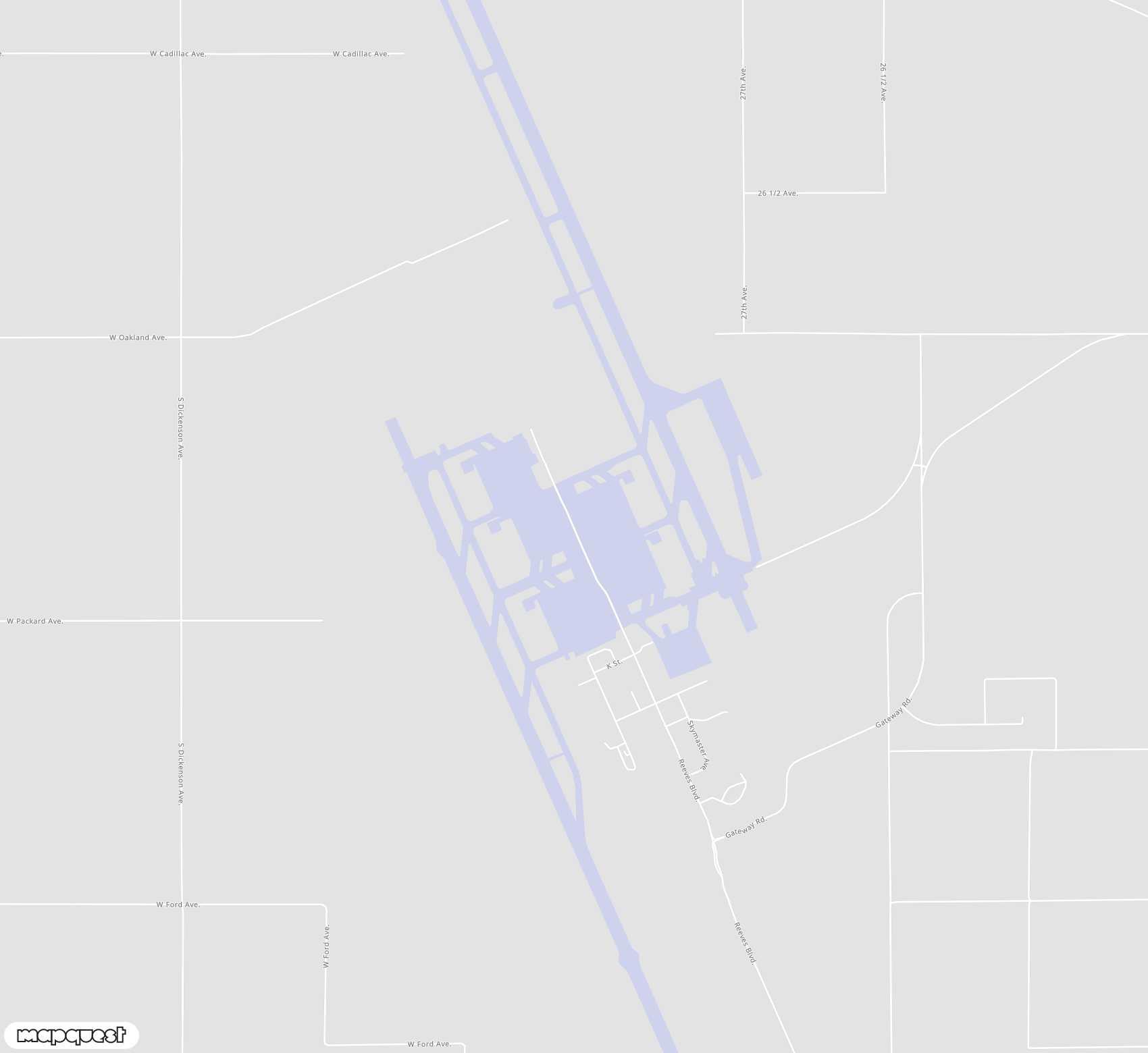 Carte de <span>Aéroport de </span>Lemoore Naval Air Station (Reeves Field)<span>(NLC)</span>