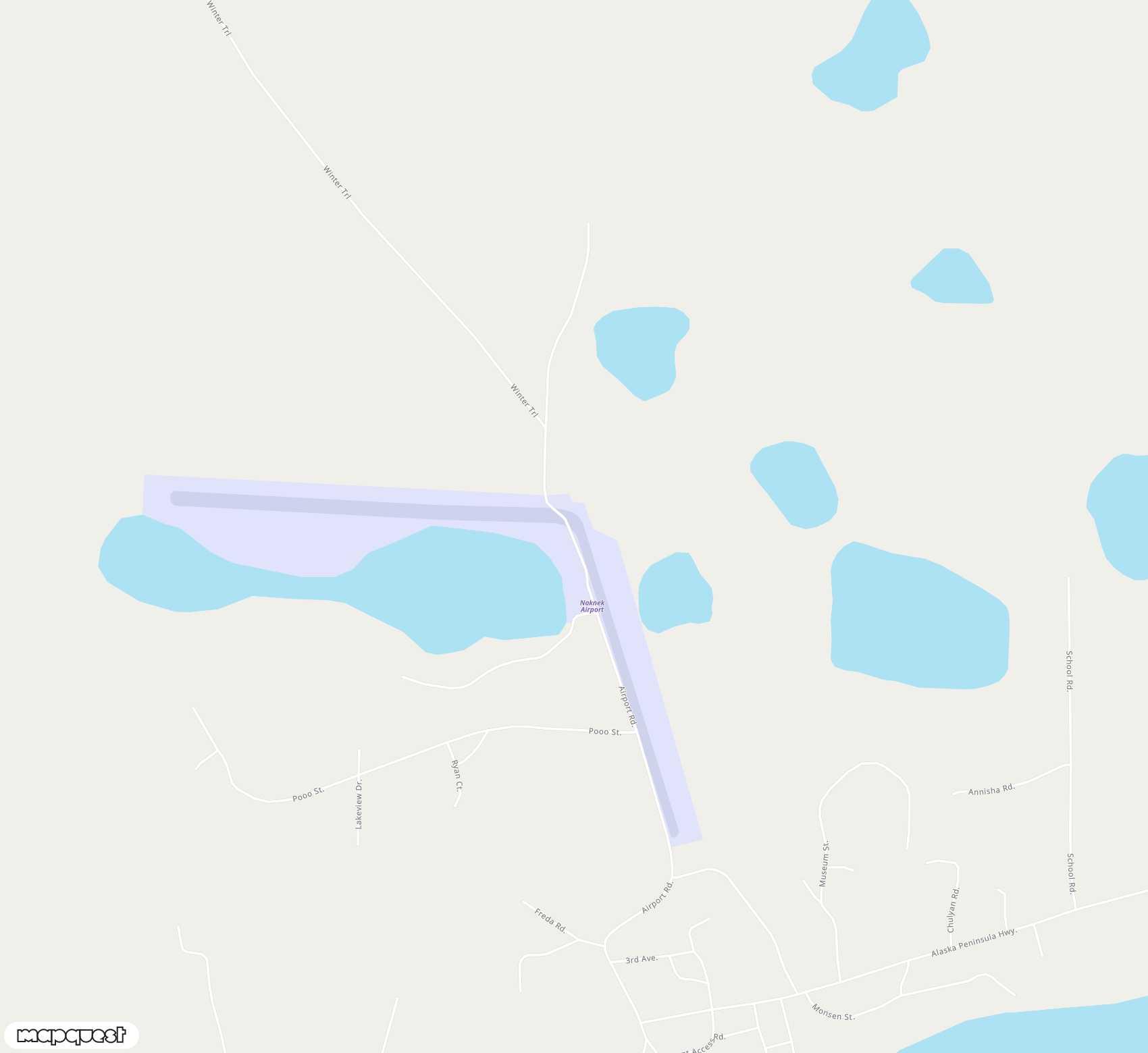 Carte de <span>Aérodrome de </span>Naknek<span>(NNK)</span>