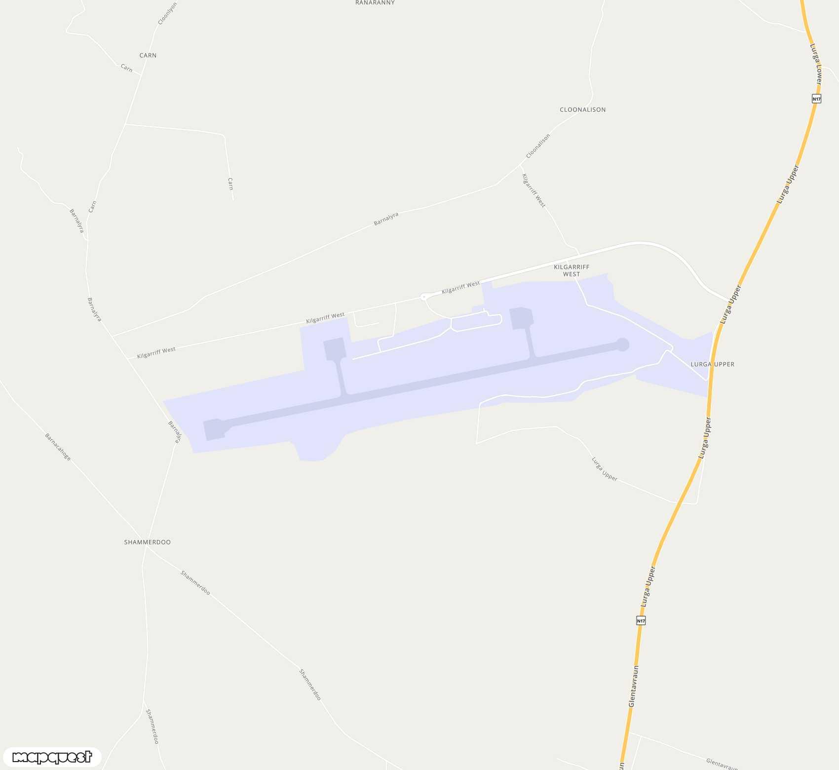 Carte de Ireland West Knock <span>airport (NOC)</span>