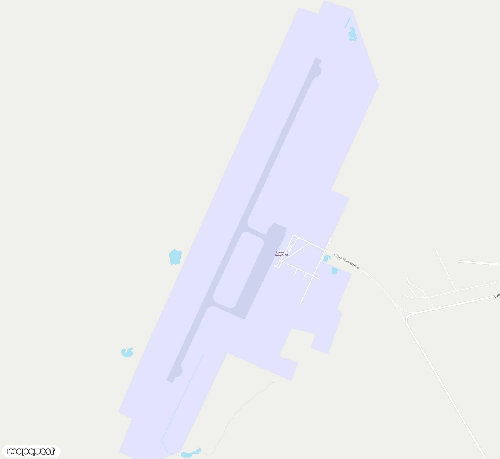 Carte de Noyabrsk <span>airport (NOJ)</span>