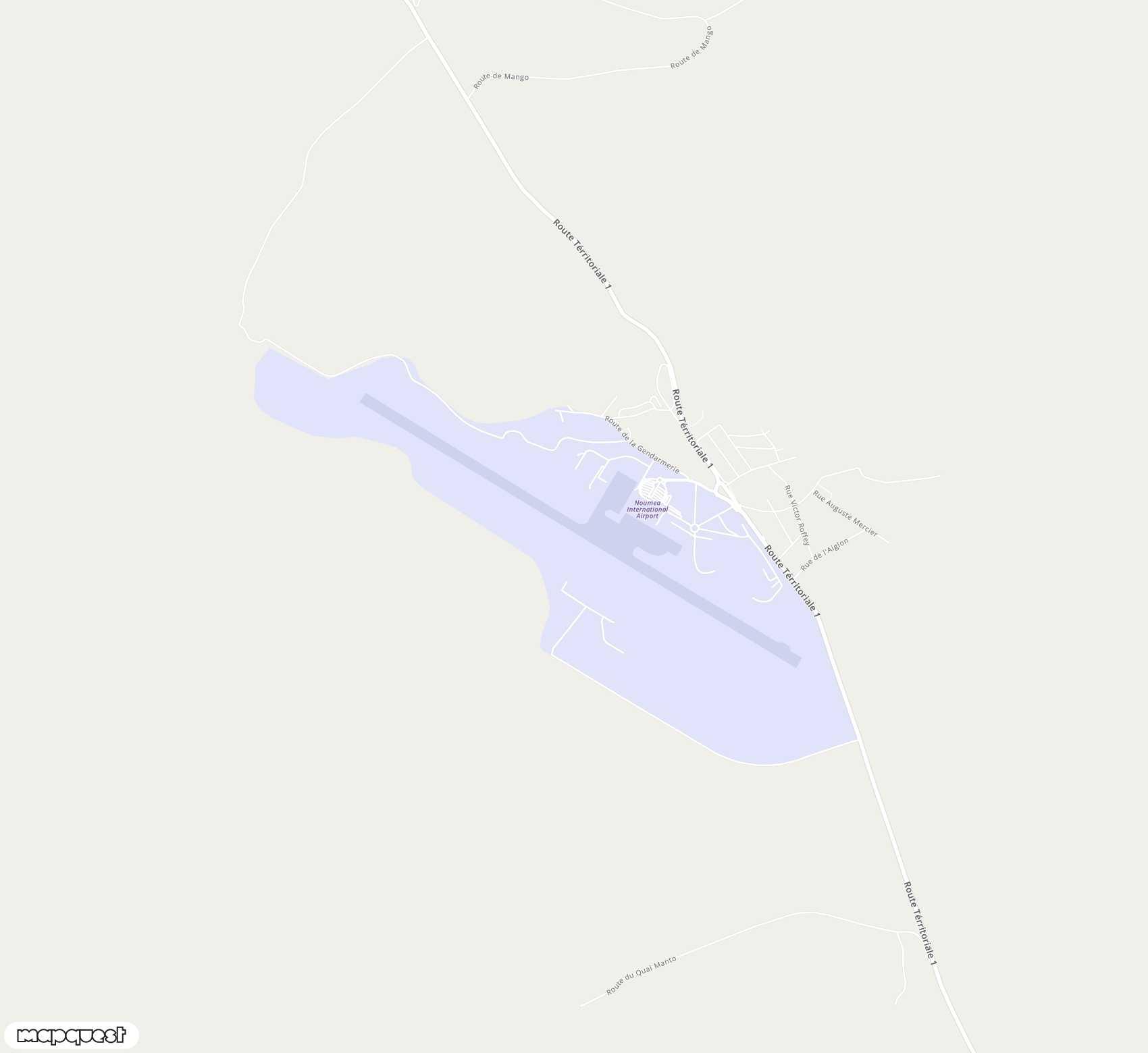 Carte de La Tontouta <span>airport (NOU)</span>