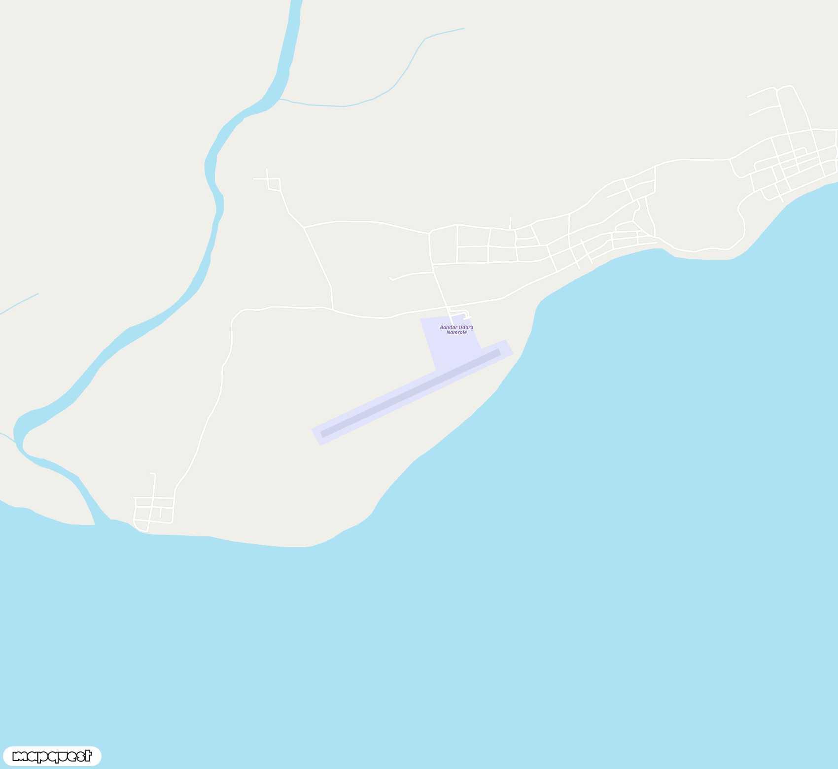 Carte de <span>Aérodrome de </span>Namrole<span>(NRE)</span>