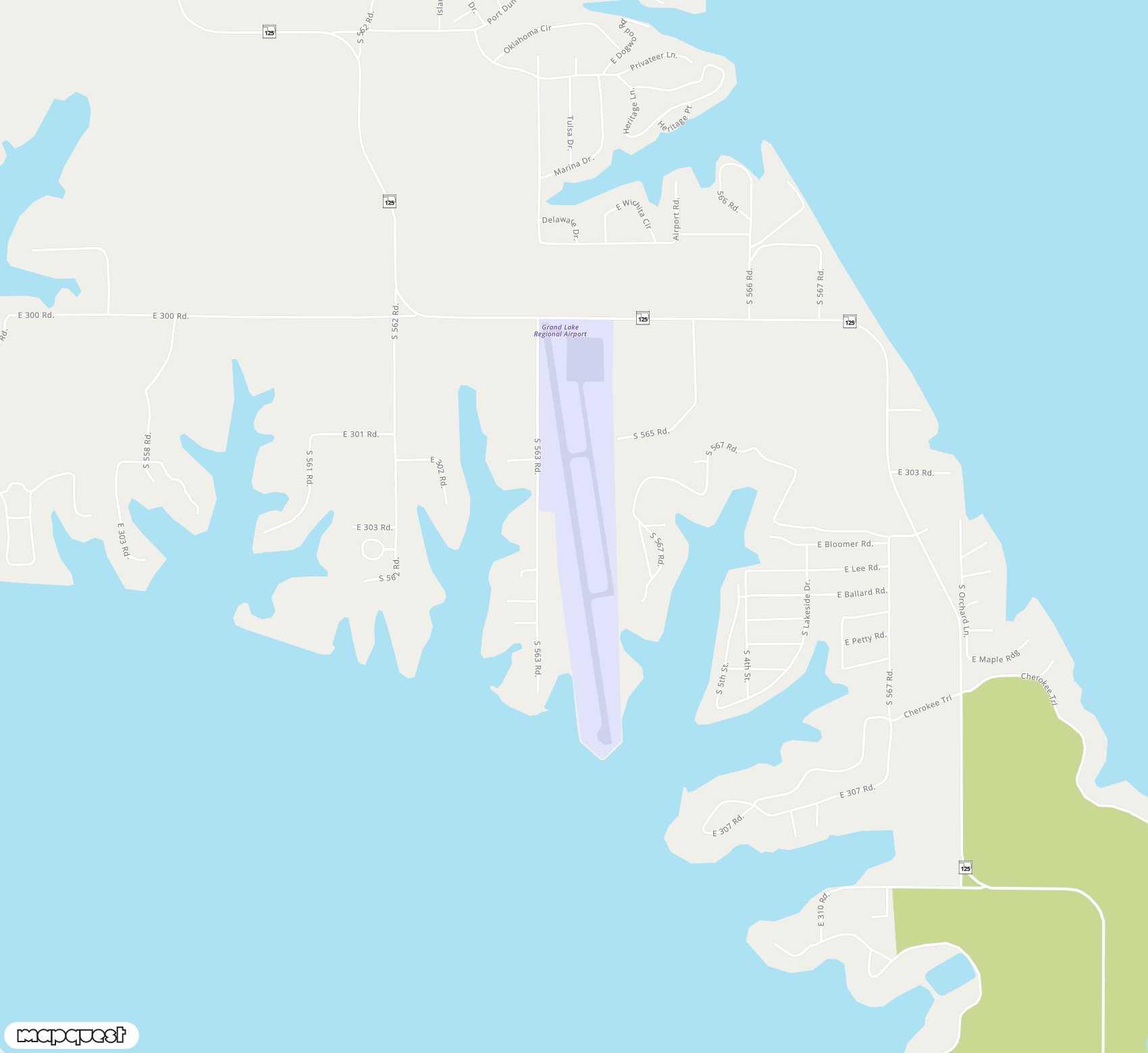 Carte de <span>Aérodrome de </span>Grand Lake Regional<span>(NRI)</span>