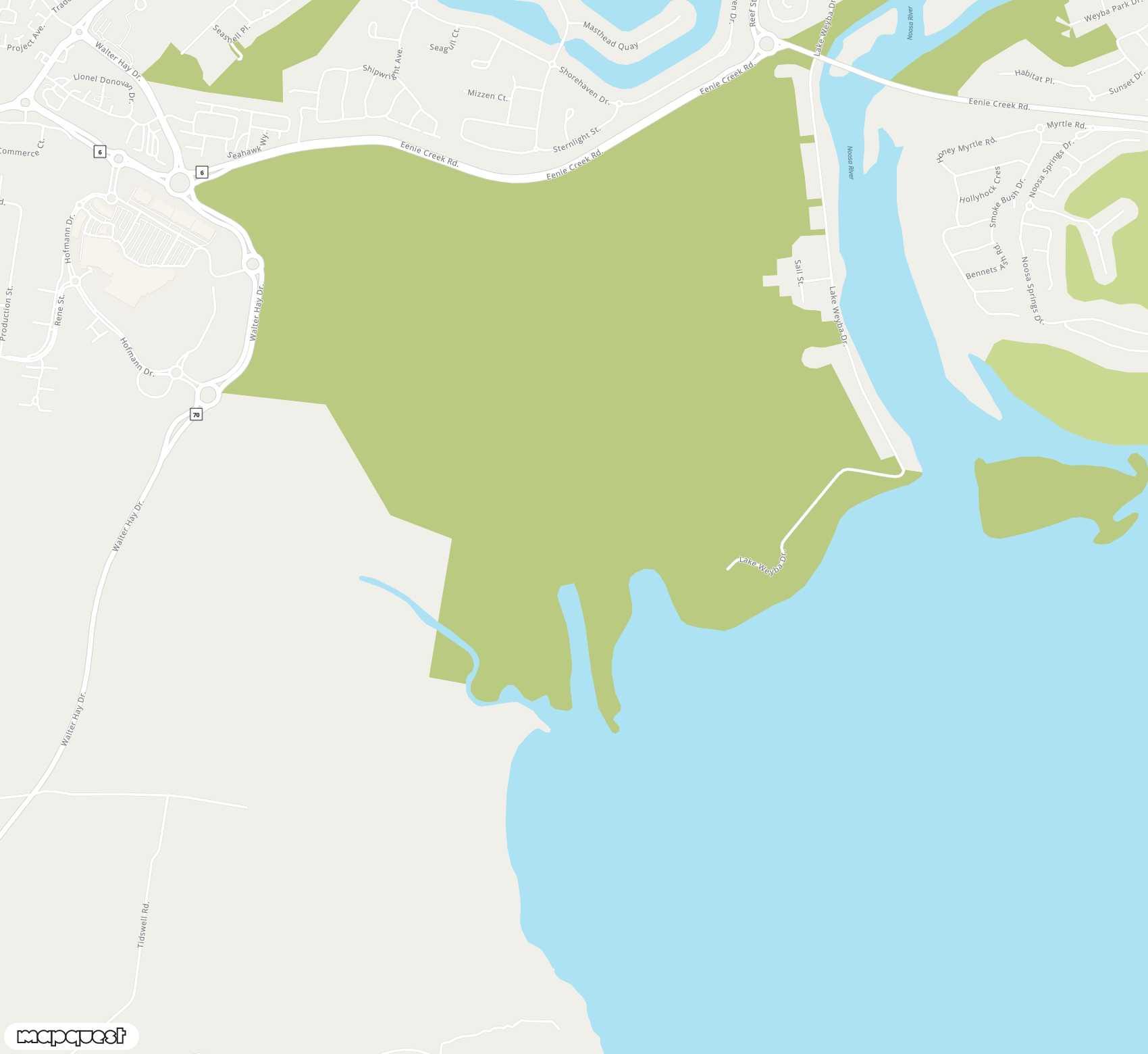 Carte de <span>Aérodrome de </span>Noosa<span>(NSV)</span>