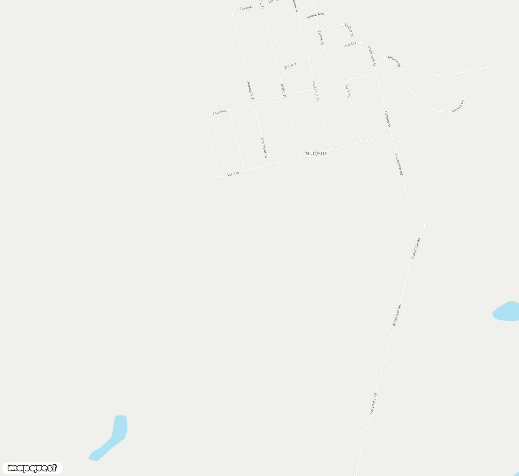 Carte de <span>Aéroport de </span>Nuiqsut<span>(NUI)</span>