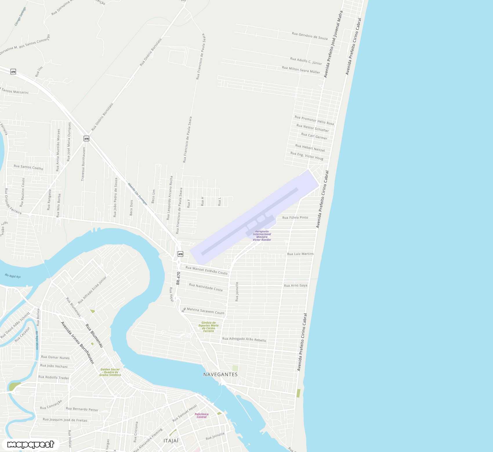 Carte de Ministro Victor Konder <span>airport (NVT)</span>