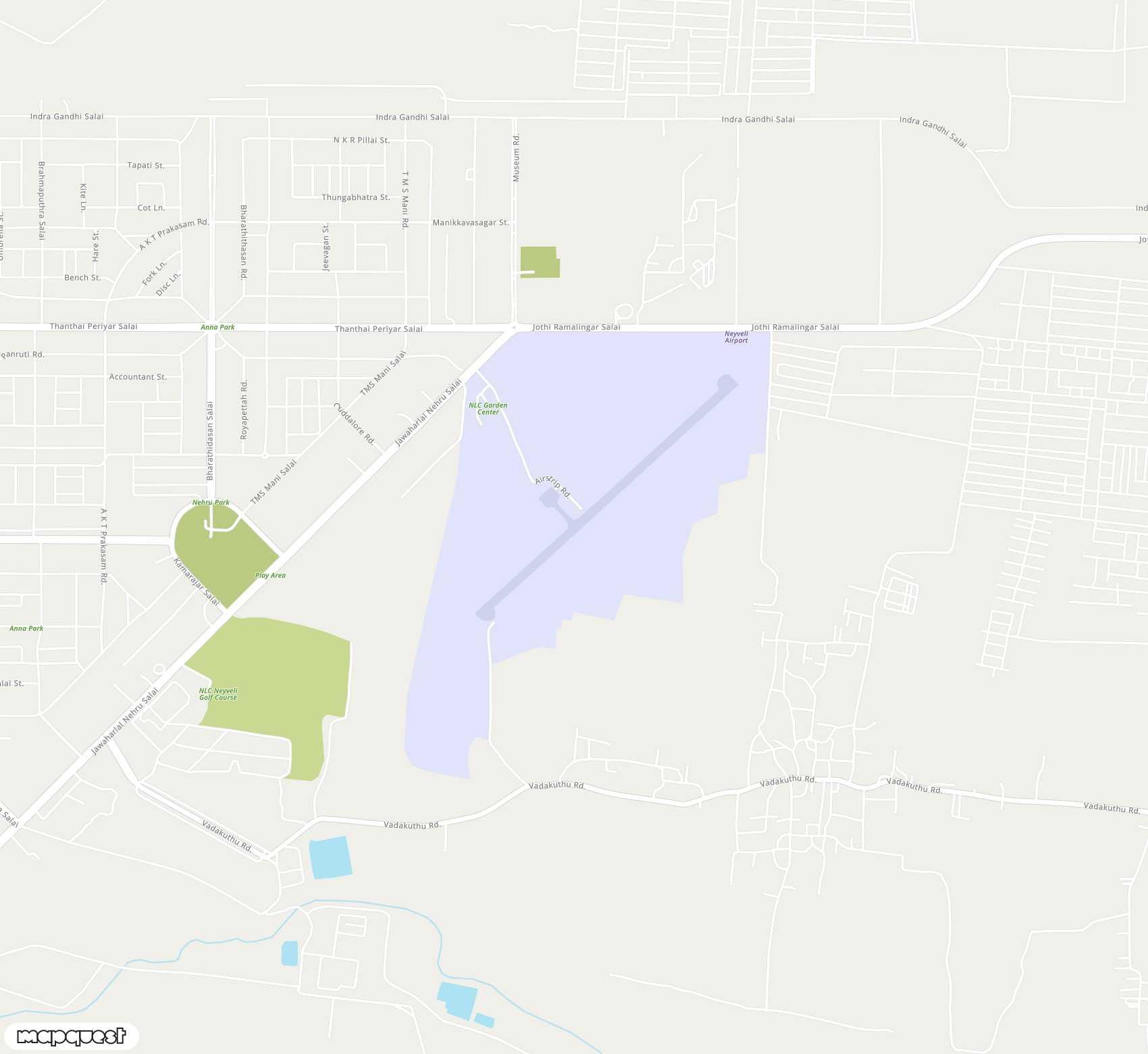 Carte de Neyveli <span>airfield (NVY)</span>