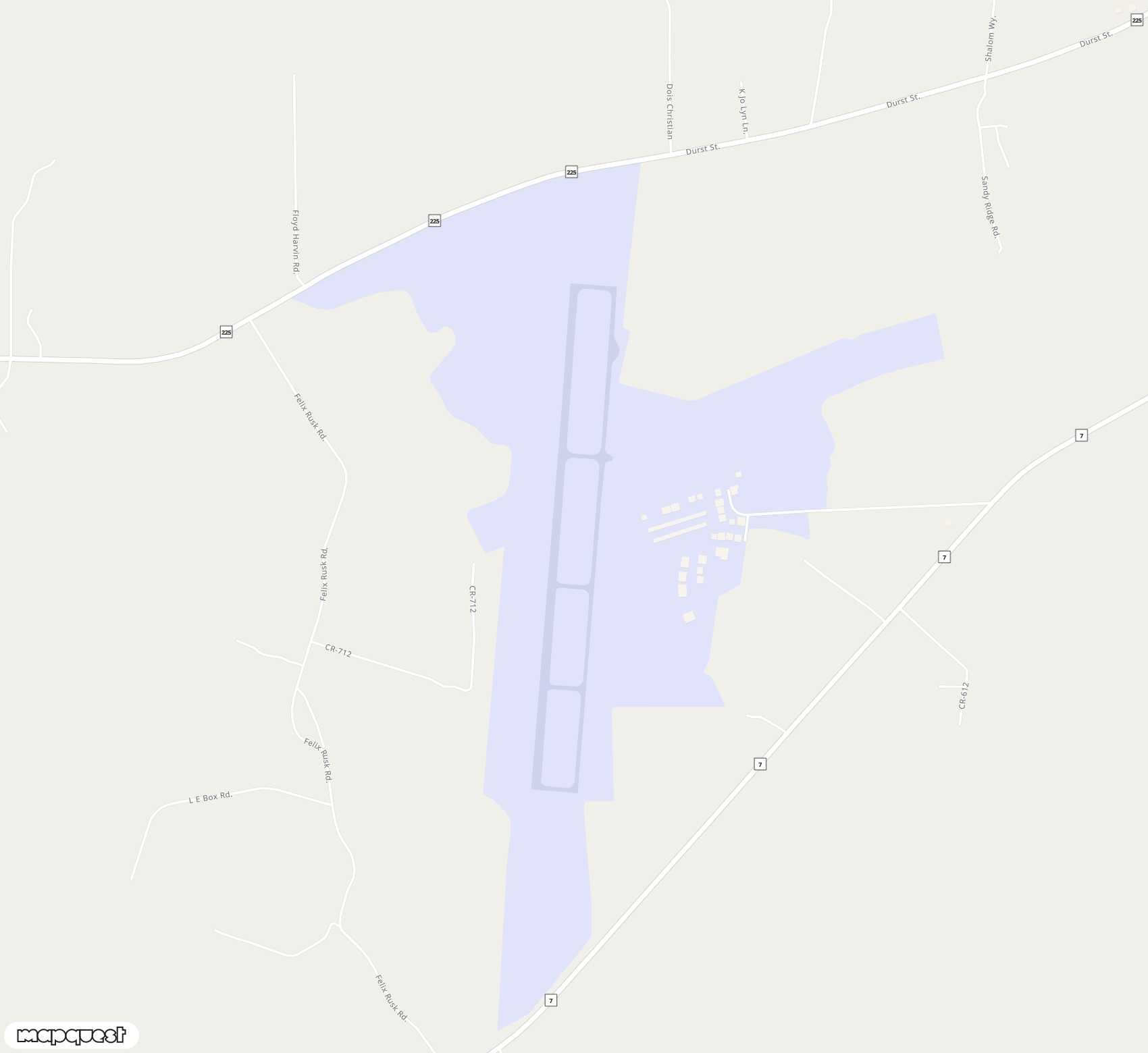 Carte de <span>Aérodrome de </span>A L Mangham Jr. Regional<span>(OCH)</span>