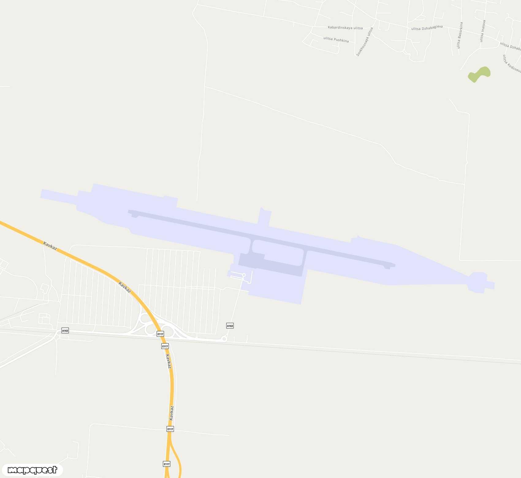Carte de Beslan <span>airport (OGZ)</span>