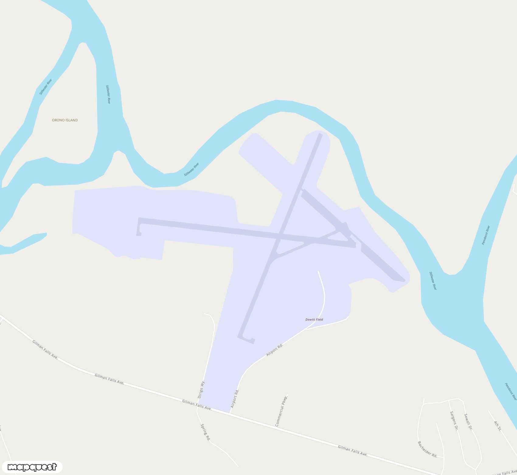 Carte de <span>Aérodrome de </span>Dewitt Field - Old Town Municipal<span>(OLD)</span>