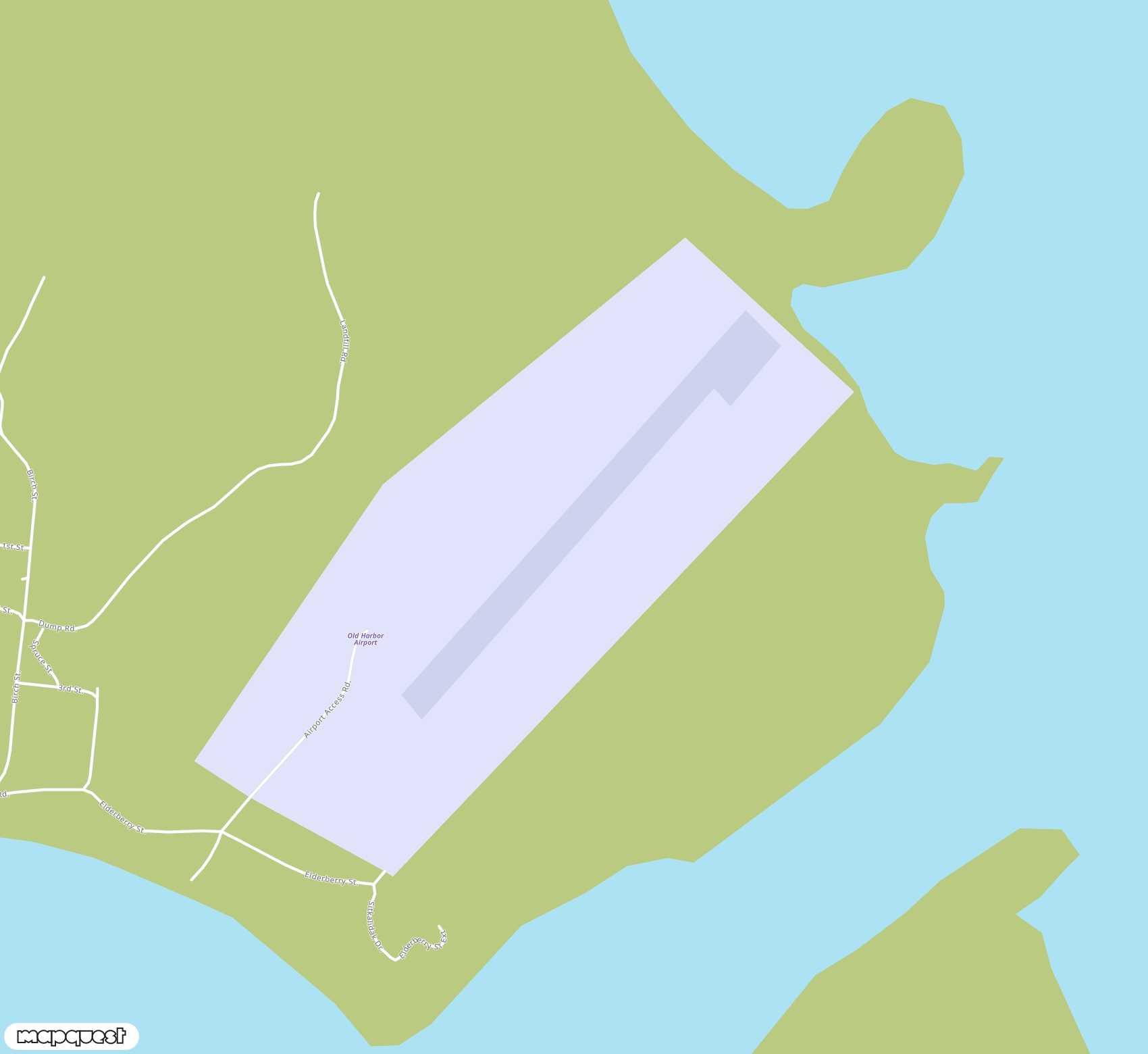 Carte de <span>Aérodrome de </span>Old Harbor<span>(OLH)</span>