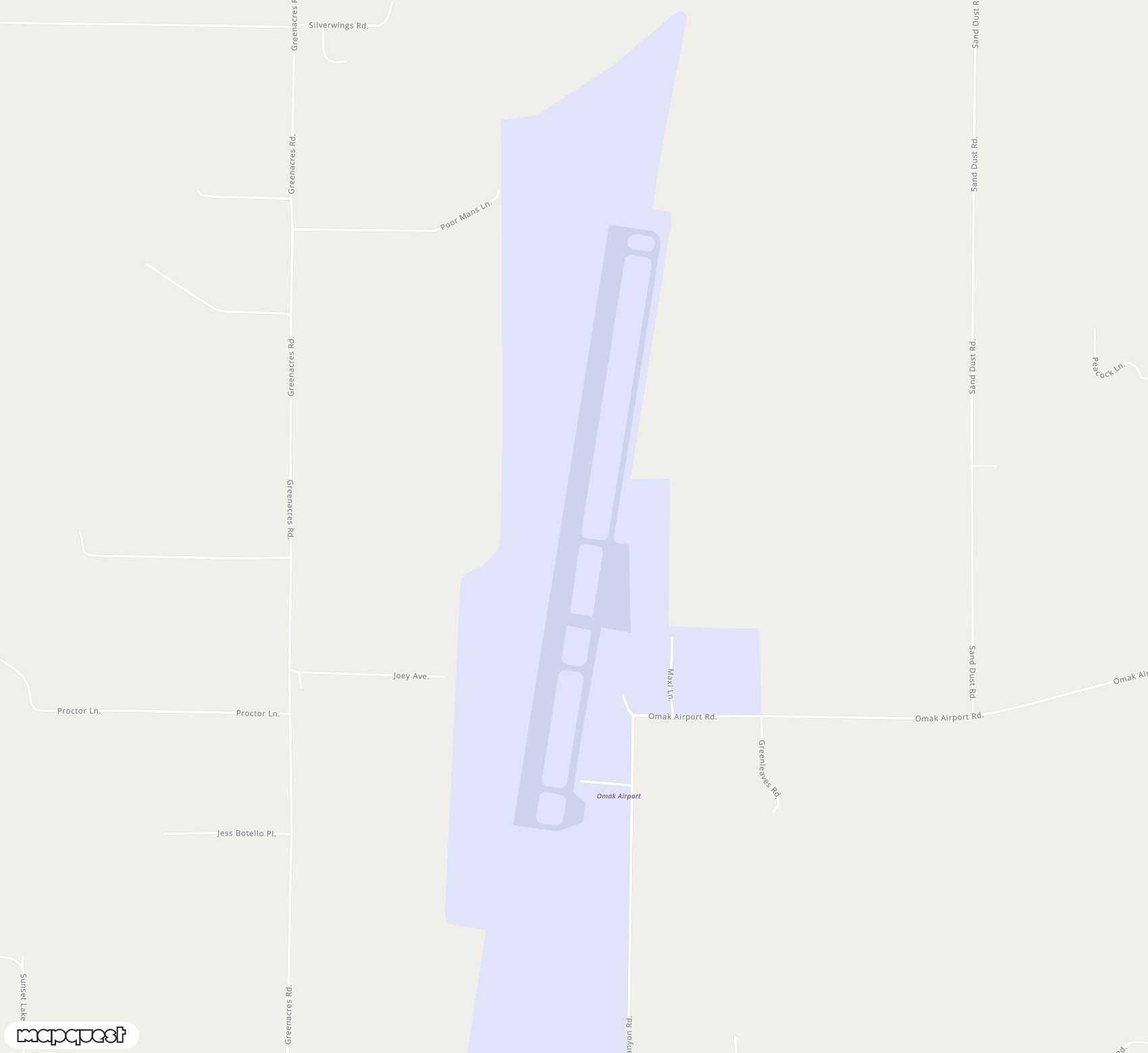 Carte de <span>Aérodrome de </span>Omak<span>(OMK)</span>