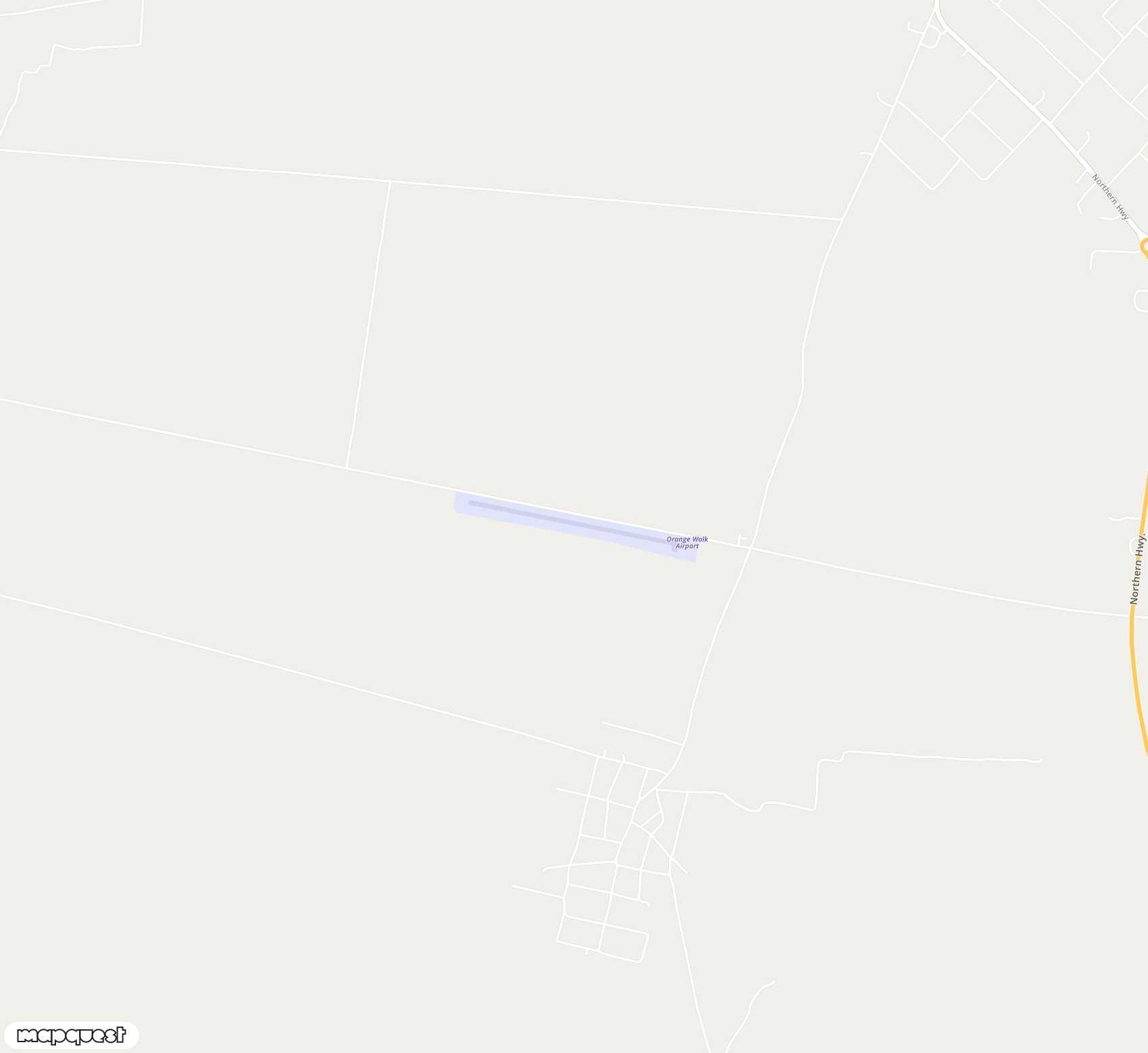 Carte de Orange Walk <span>airfield (ORZ)</span>