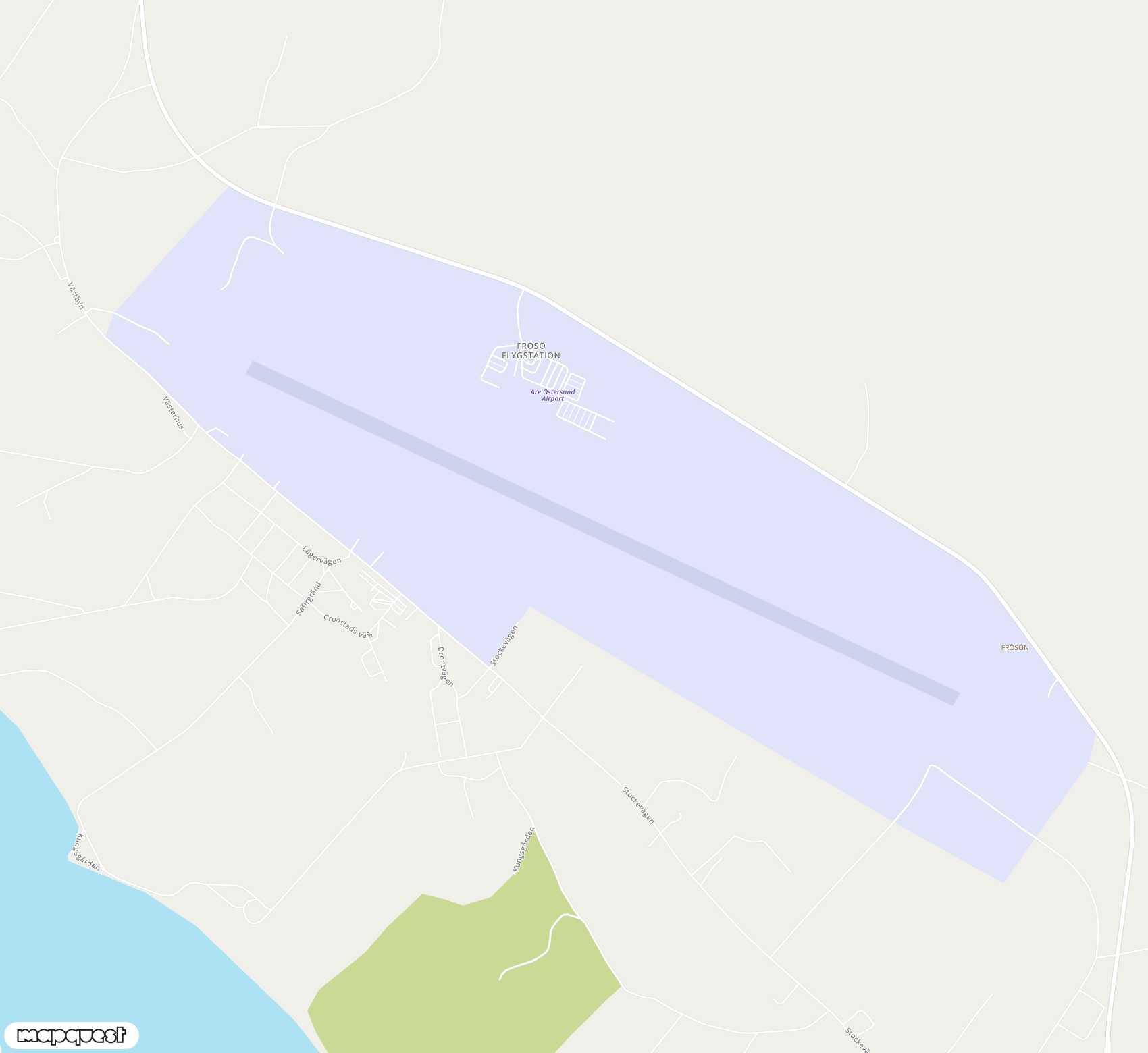 Carte de <span>Aéroport de </span>Åre Östersund<span>(OSD)</span>