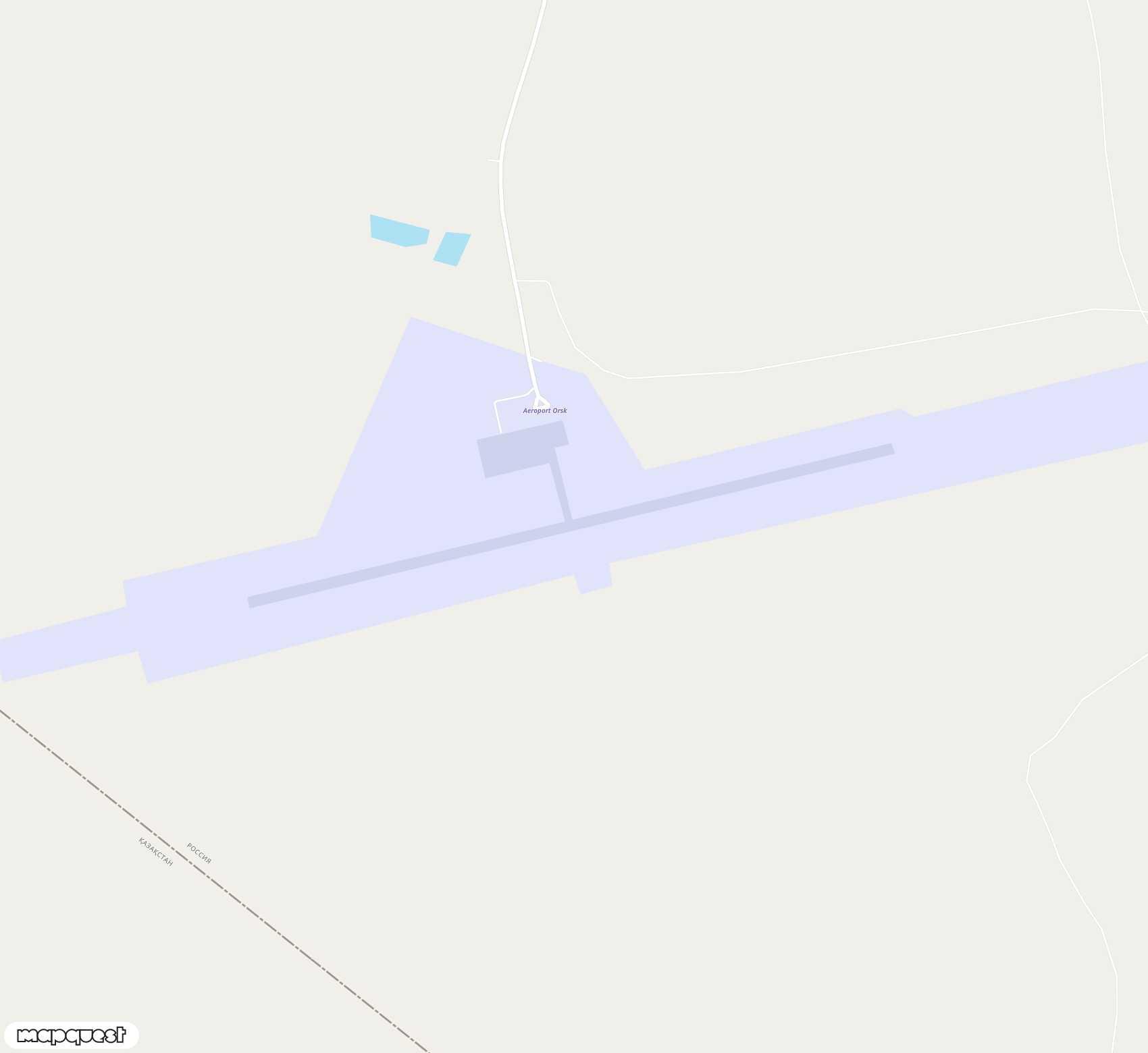 Carte de Orsk <span>airport (OSW)</span>