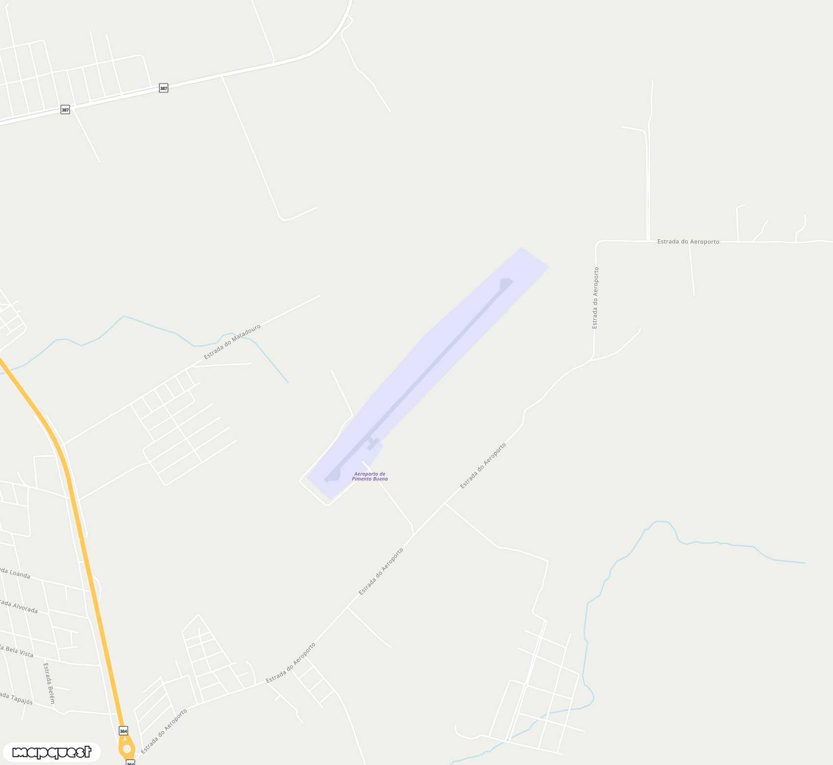 Carte de <span>Aérodrome de </span>Pimenta Bueno<span>(PBQ)</span>