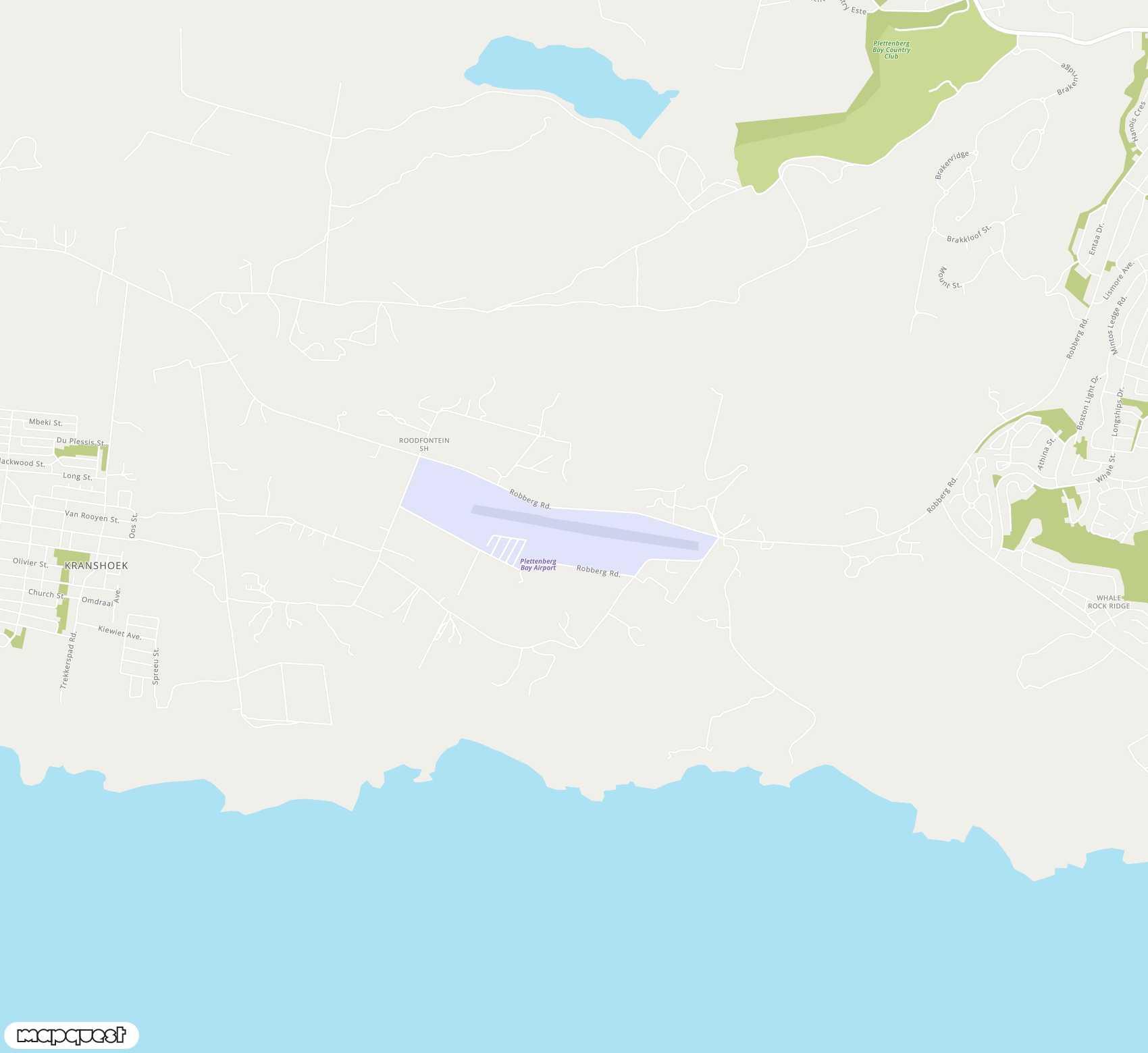 Carte de <span>Aéroport de </span>Plettenberg Bay<span>(PBZ)</span>