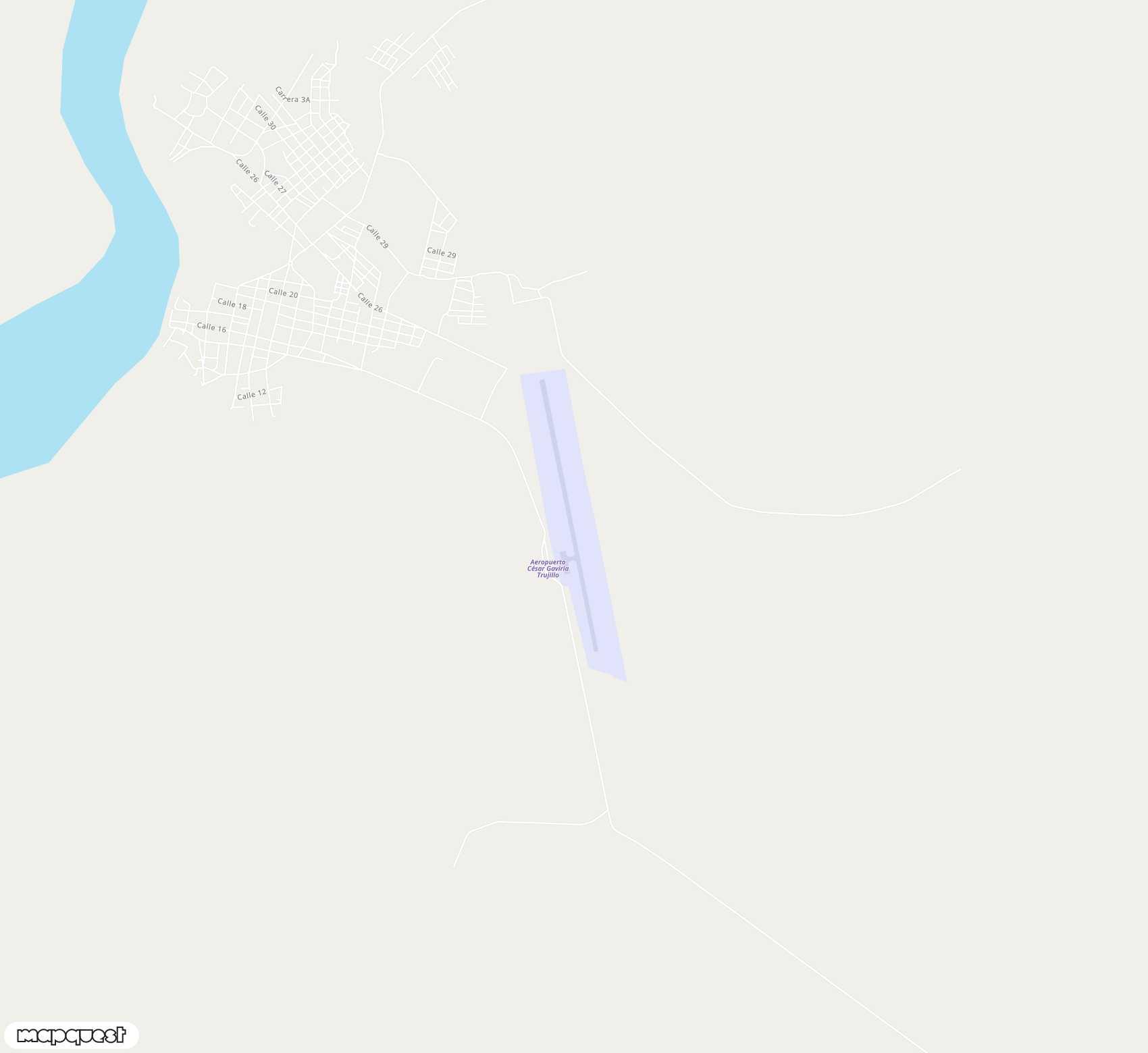 Carte de <span>Aéroport de </span>Obando<span>(PDA)</span>