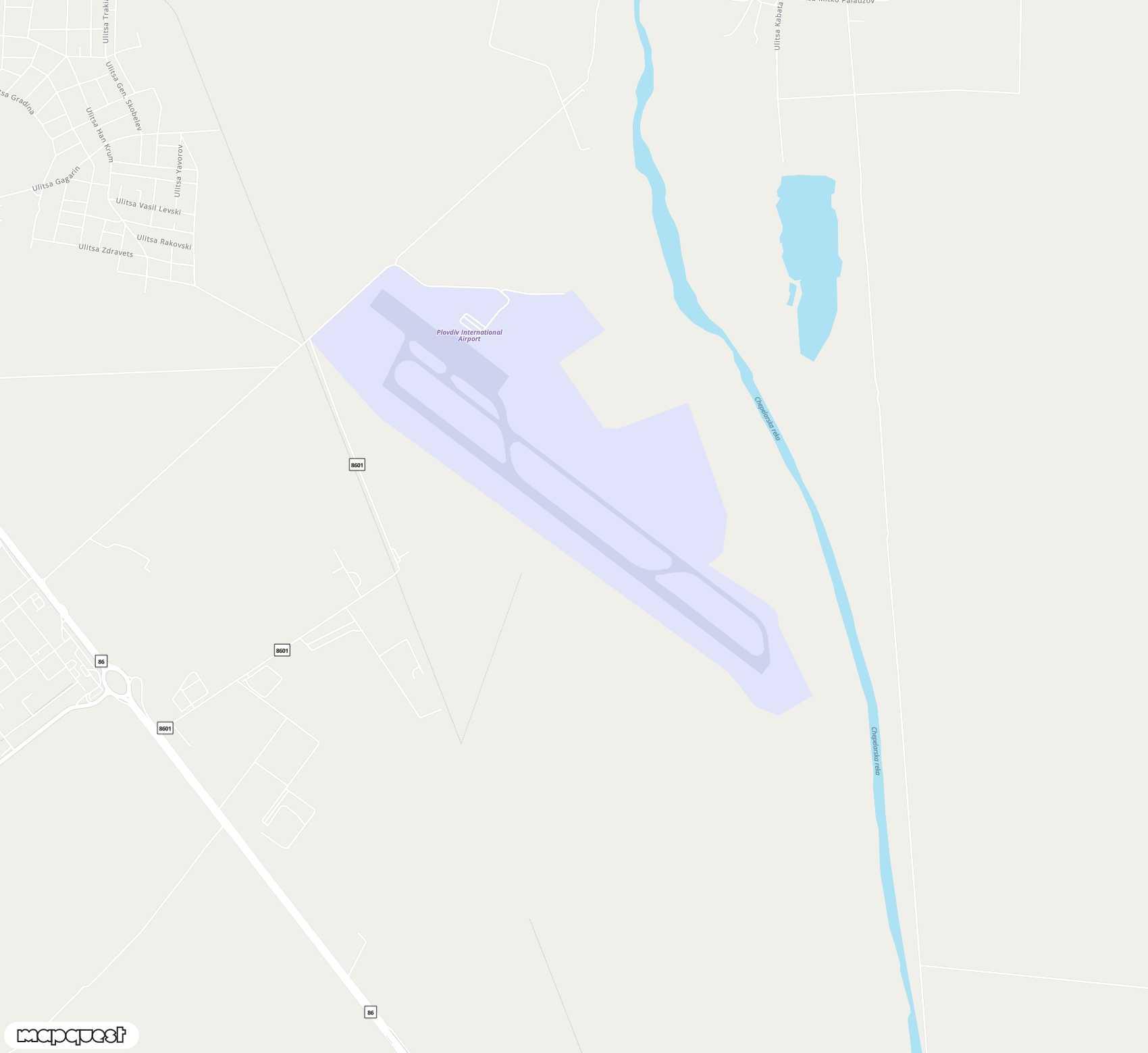 Carte de Plovdiv <span>airport (PDV)</span>