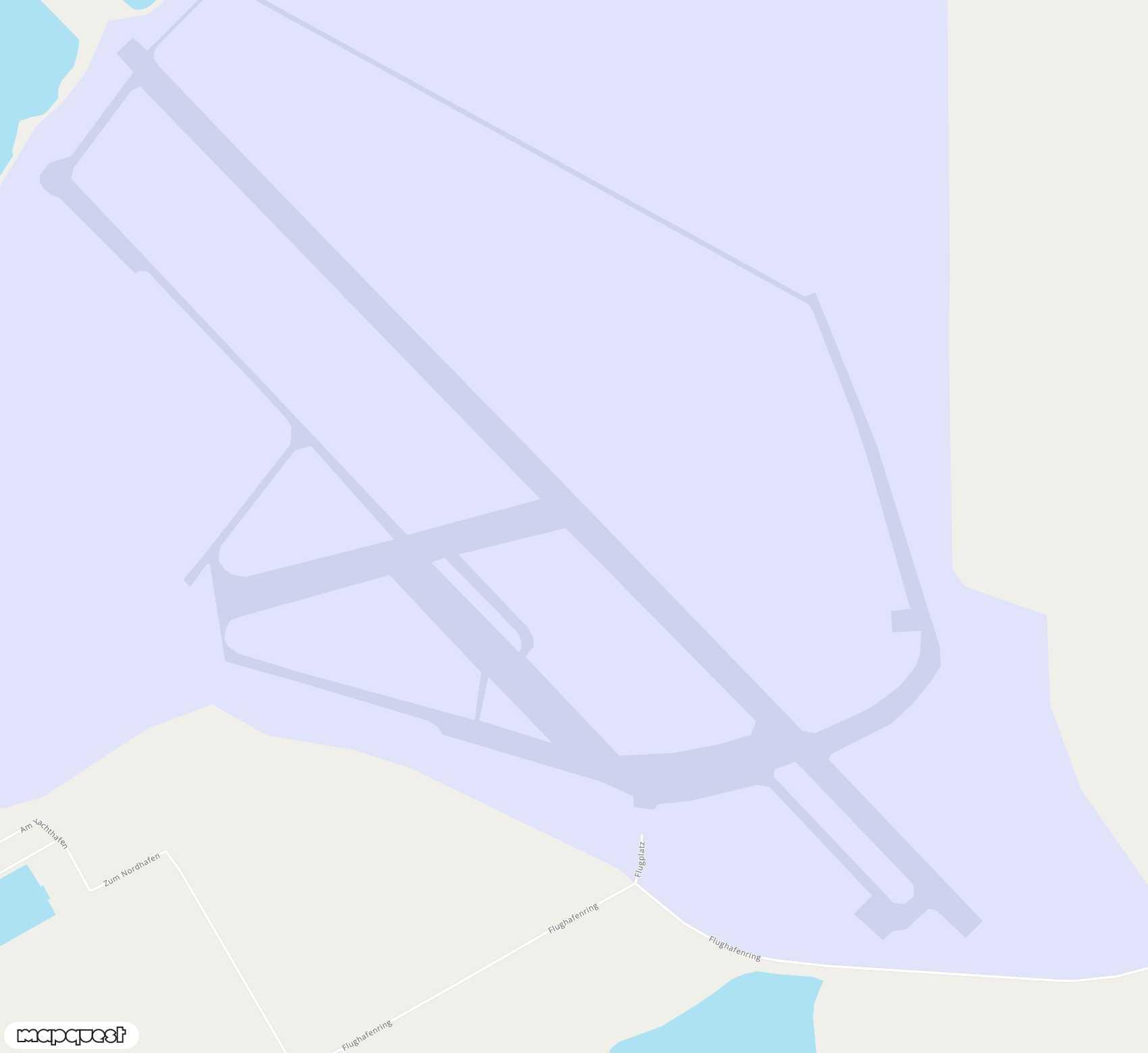 Carte de Peenemünde <span>airfield (PEF)</span>