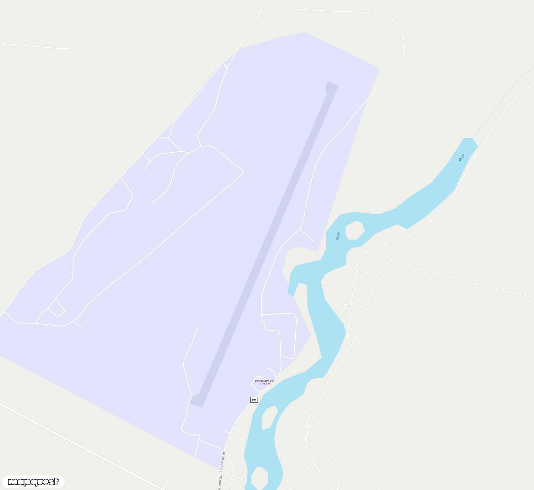 Carte de Petrozavodsk <span>airport (PES)</span>
